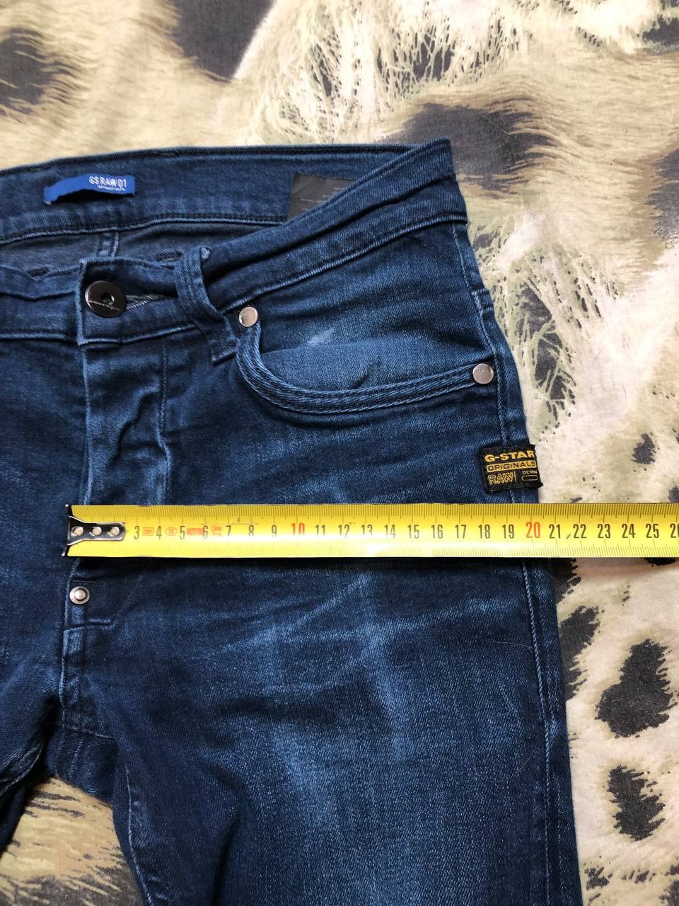 G-Star G Star Jeans Adult Raw Denim Dark Wash Straight Leg Size 30" / US 8 / IT 44 - 11 Thumbnail