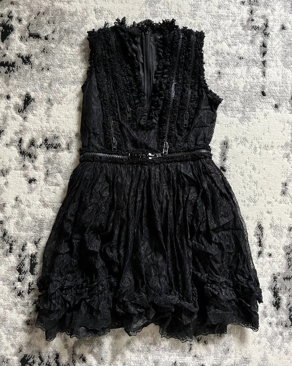 Givenchy Givenchy Limited Shadow Lace Utility Zippers Dress by Riccardo Tisci Size S / US 4 / IT 40 - 1 Thumbnail