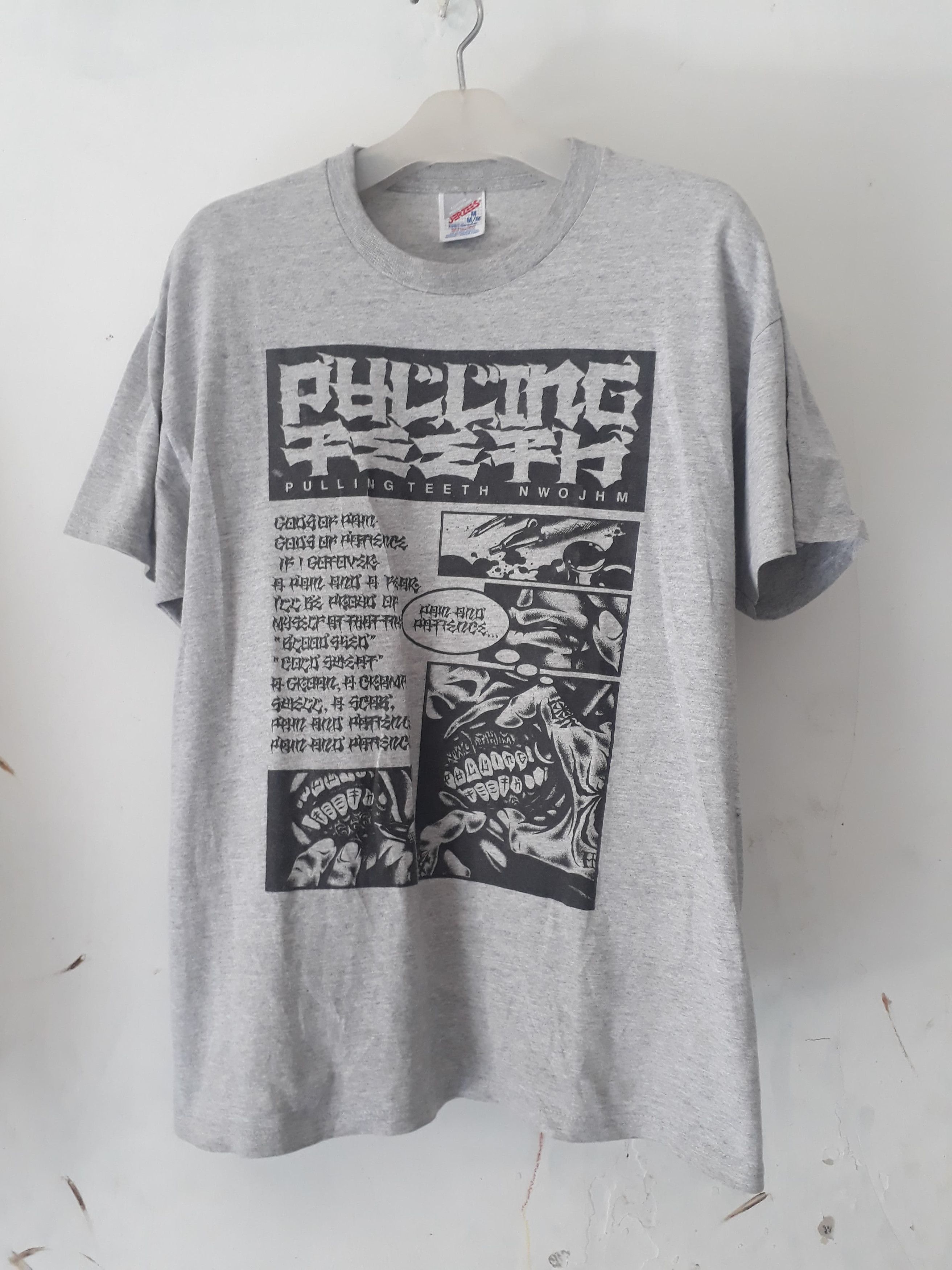 Band Tees × Vintage Vintage Pulling Teeth Japanese Punk RARE Size US M / EU 48-50 / 2 - 1 Thumbnail