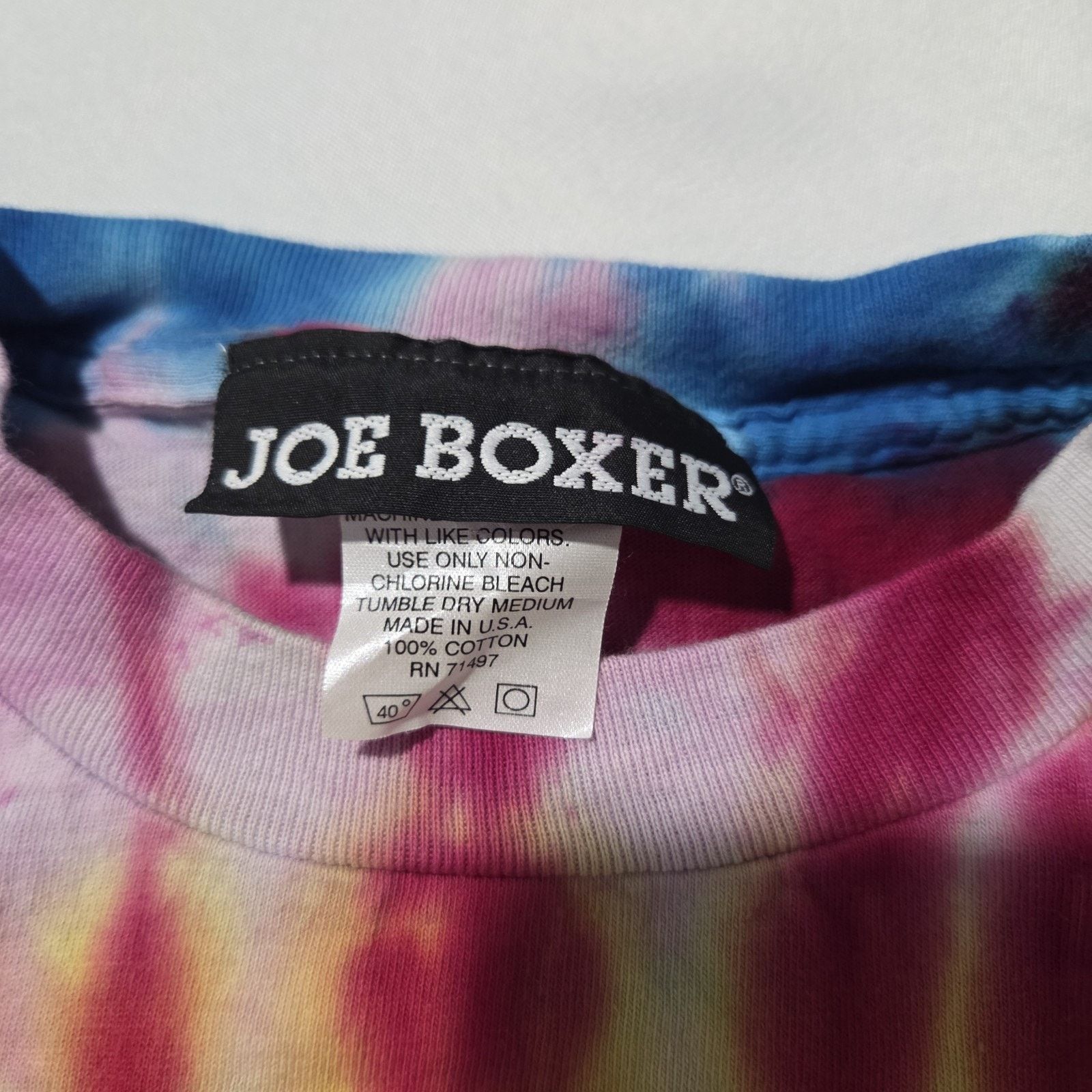 Joe Boxer VTG 90s Joe Boxer Smiley Face Tie-Dye Shirt (ASAP Rocky) -XL Size US XL / EU 56 / 4 - 3 Thumbnail