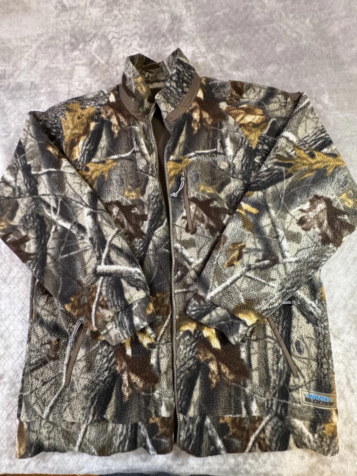 Designer Whitewater Scent Wind Blocker Fleece Camo Jacket Reversible Size US XL / EU 56 / 4 - 4 Thumbnail