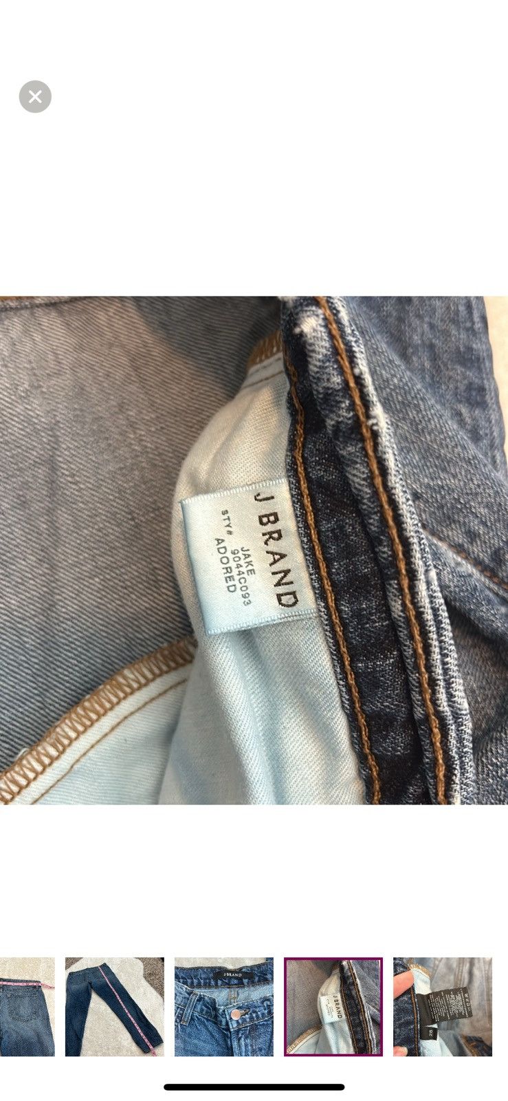 J Brand J brand Jake boyfriend jeans size 28 Size 28" / US 6 / IT 42 - 7 Thumbnail