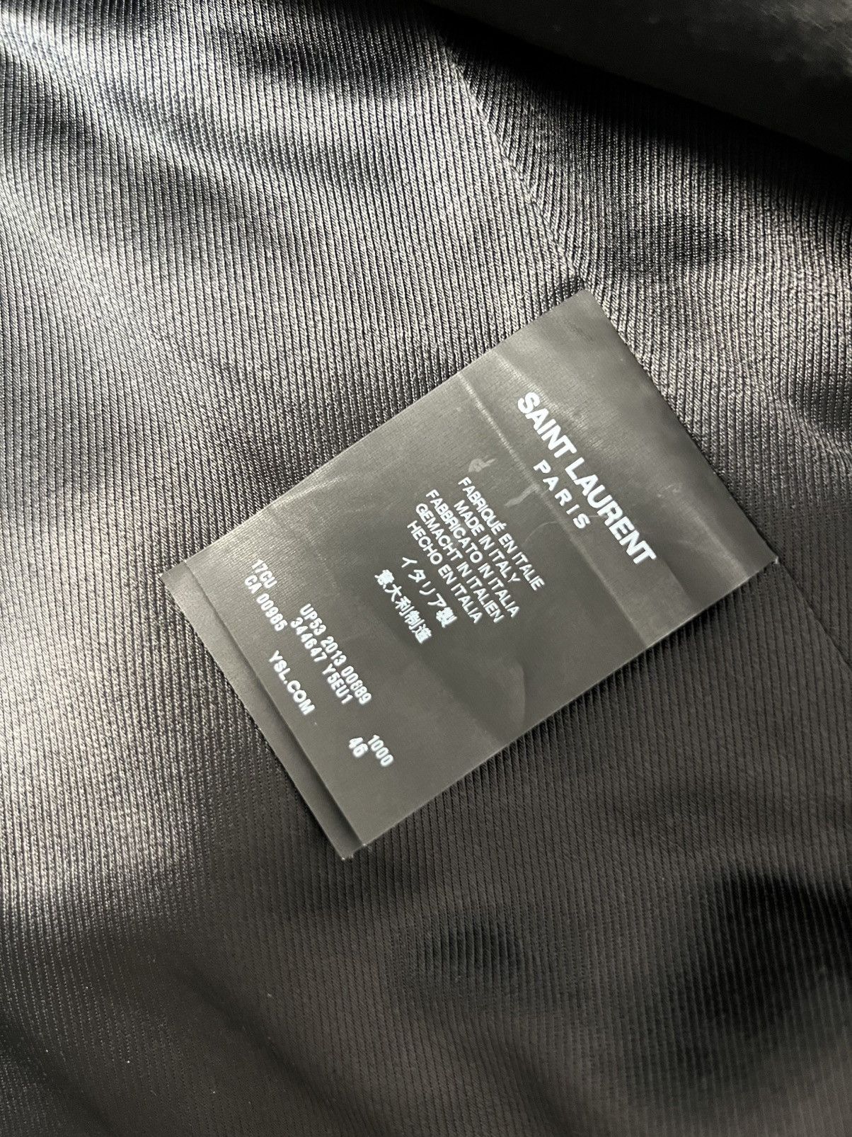 Saint Laurent Paris SS14 L17 Leather Vest sz 46 Size US S / EU 44-46 / 1 - 6 Thumbnail