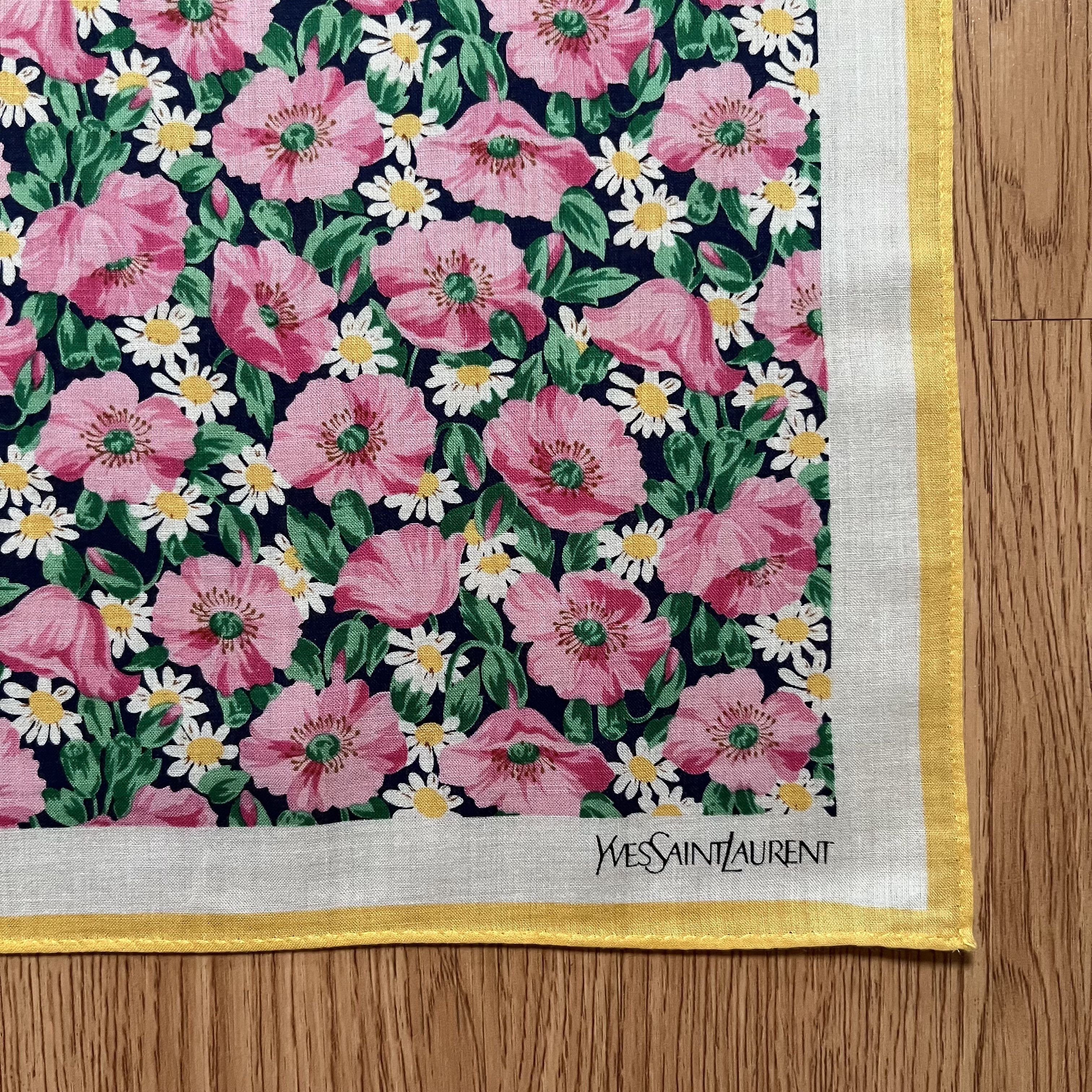 Yves Saint Laurent Vintage Yves Saint Laurent Handkerchief Size ONE SIZE - 2 Thumbnail