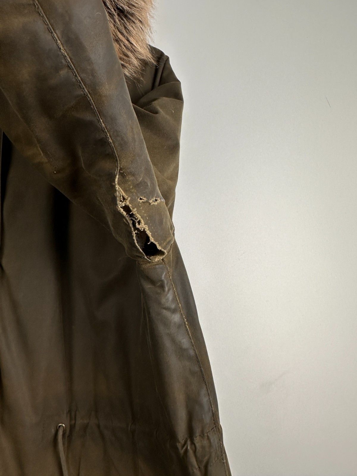 Barbour Ladies Barbour Mull Wax Hooded Green Waxed Jacket SizeUS 10 Size L / US 10 / IT 46 - 6 Thumbnail