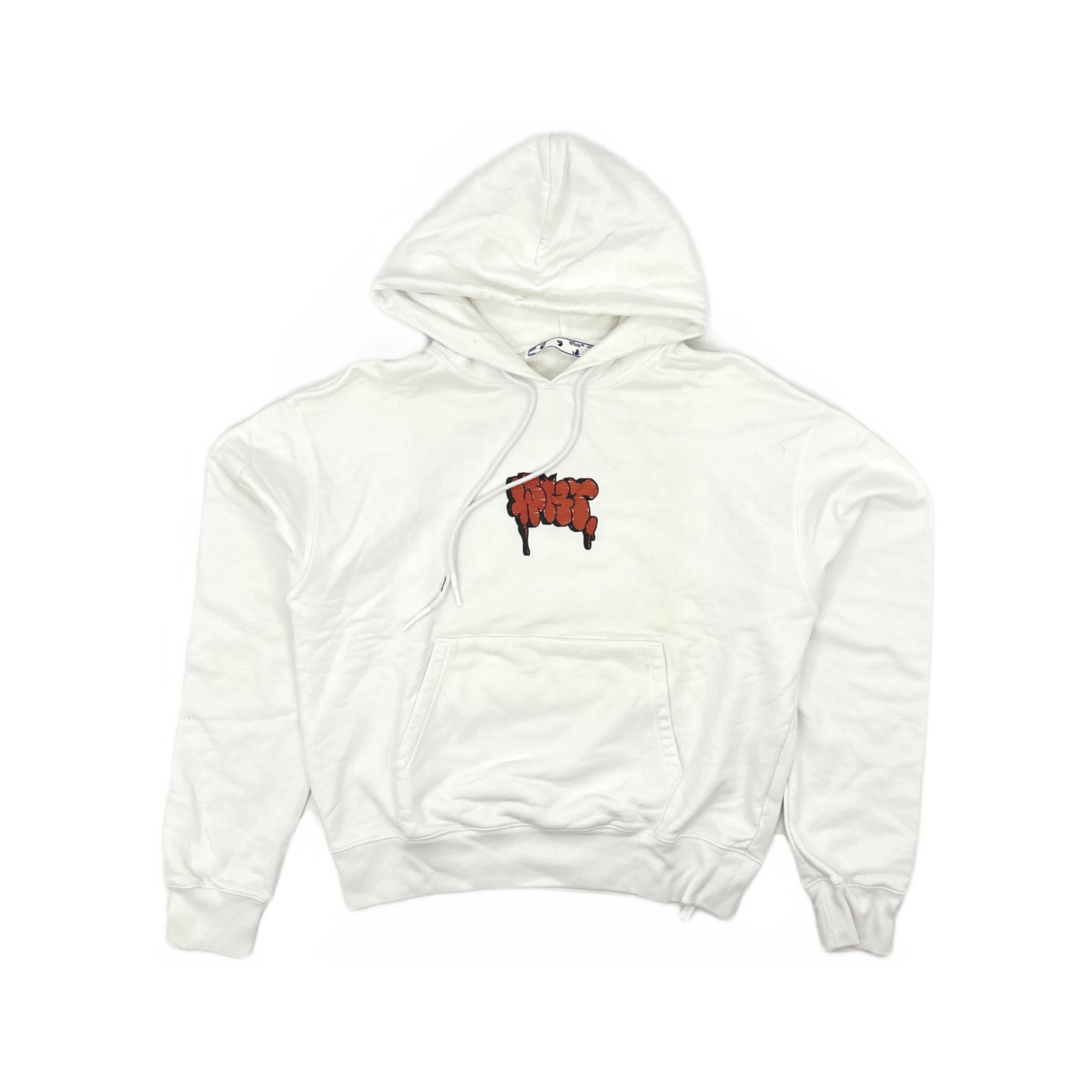 Off-White OFF-WHITE Graffiti Logo Hoodie Size S Size US S / EU 44-46 / 1 - 1 Thumbnail