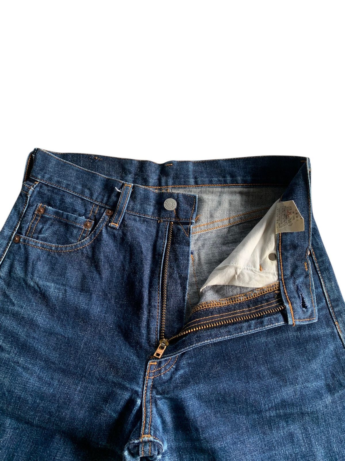 Kapital VINTAGE LEVIS BIG E 502 SELVEDGE DISTRESSED DENIM Size US 28 / EU 44 - 11 Thumbnail