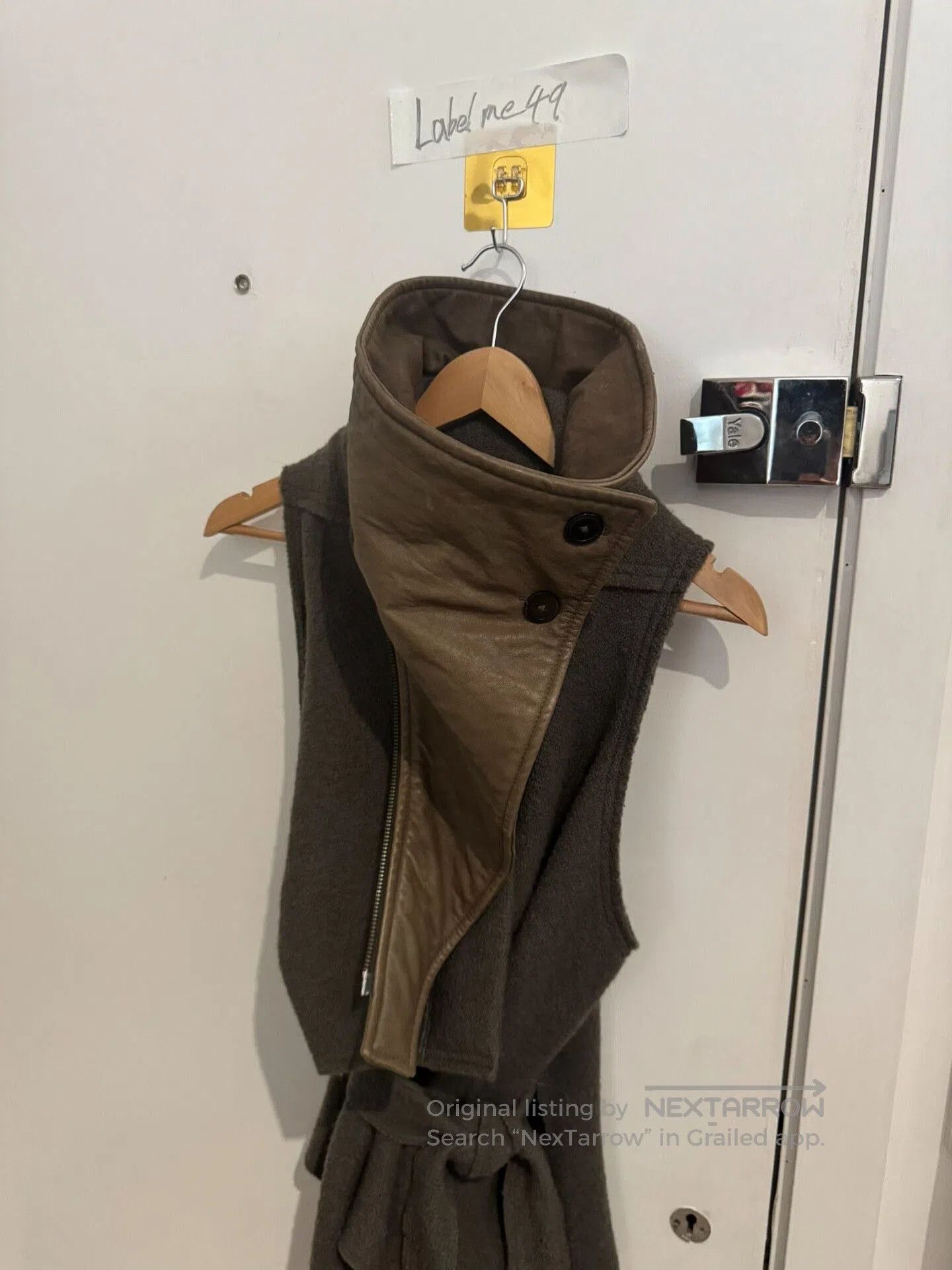 Ann Demeulemeester ann demeulemeester sleeveless brown leather vest. Size US M / EU 48-50 / 2 - 2 Thumbnail
