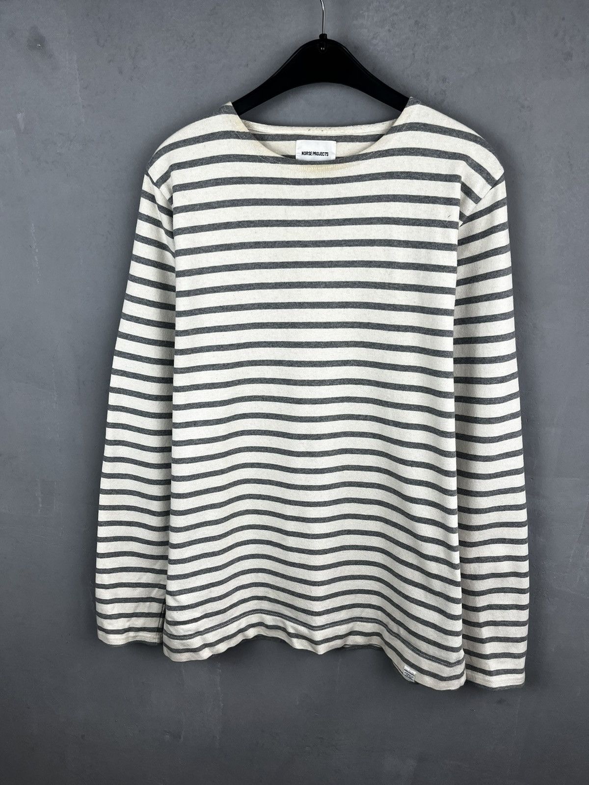 Japanese Brand × Norse Projects × Vintage Norse Projects Striped Sweatshirt Size US L / EU 52-54 / 3 - 3 Thumbnail