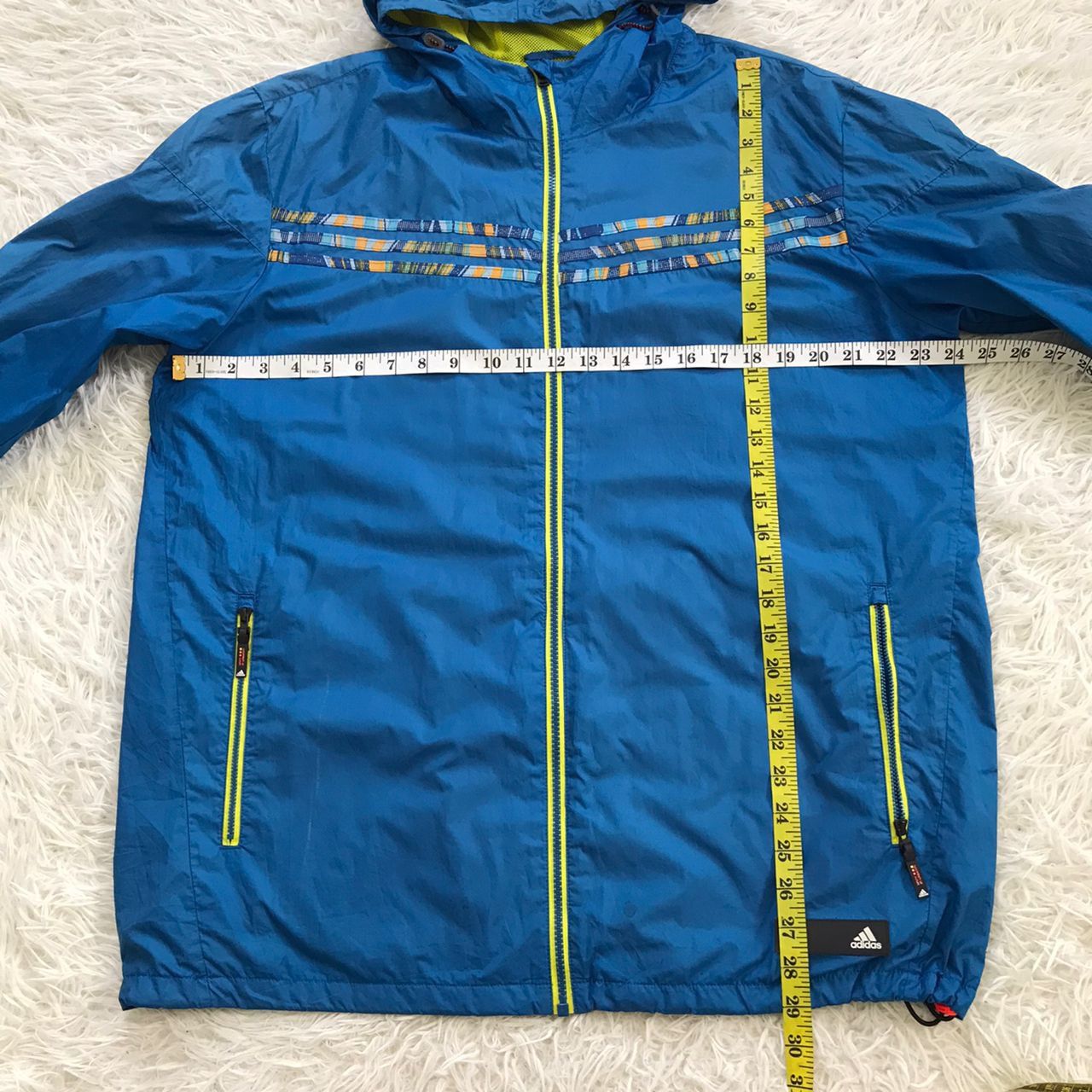 Adidas Adidas 3 Stripes Colourful Jacket Hoodie Size US XL / EU 56 / 4 - 5 Thumbnail