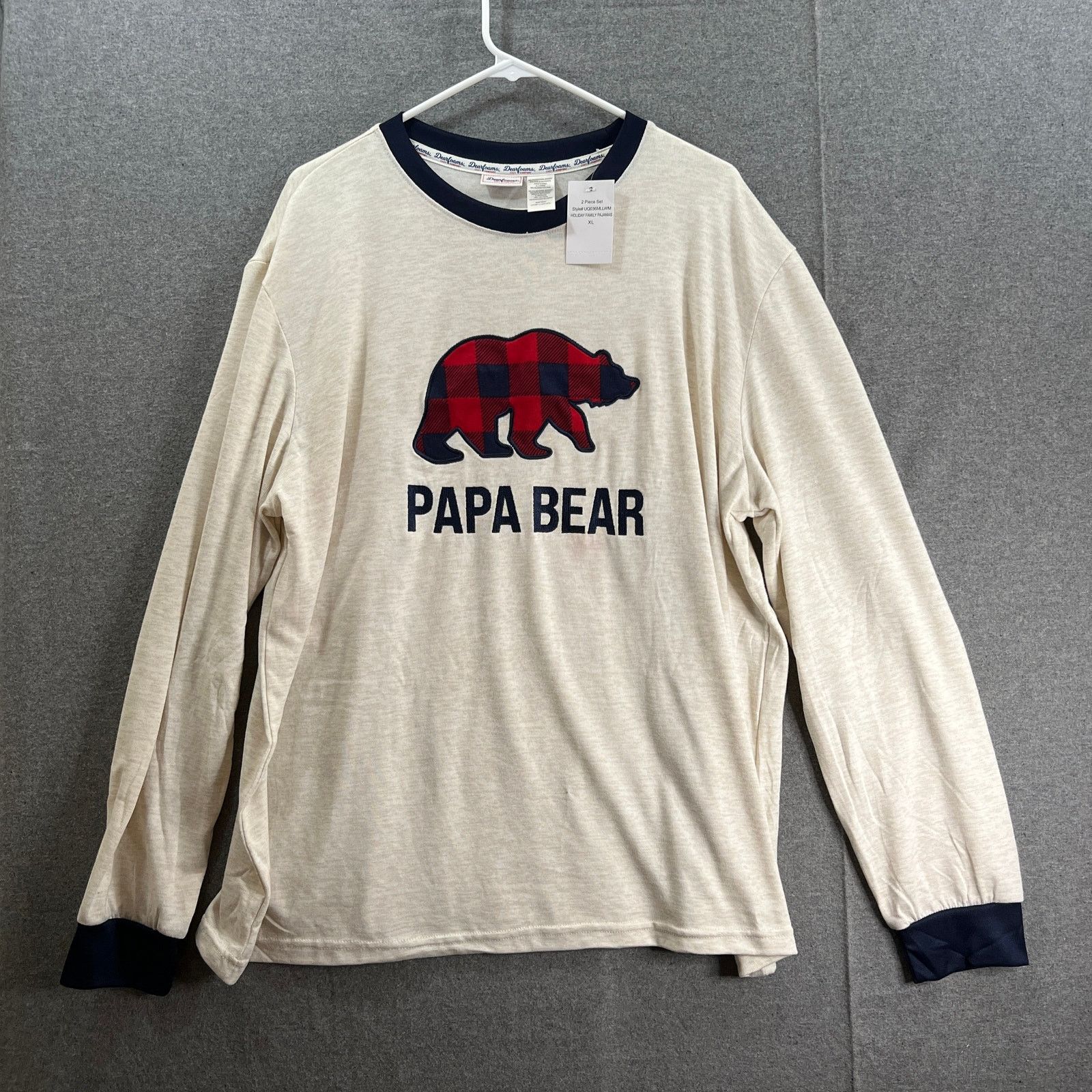 Other Dearfoams Papa Bear Cozy Shirt Adult Size XL Long Sleeve Size US XL / EU 56 / 4 - 1 Thumbnail