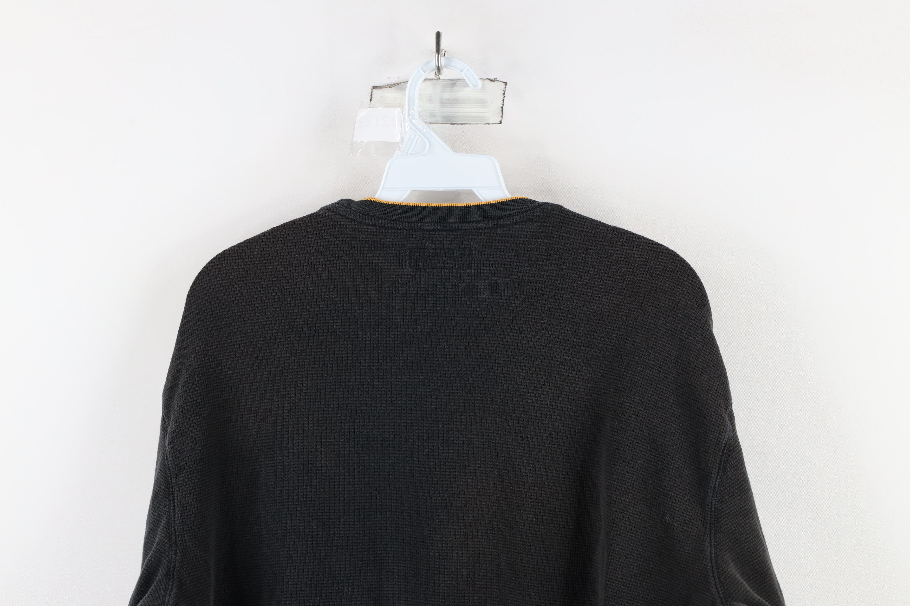 Ralph Lauren Vintage Ralph Lauren Waffle Knit Long Sleeve T-Shirt Black Size US XL / EU 56 / 4 - 8 Thumbnail