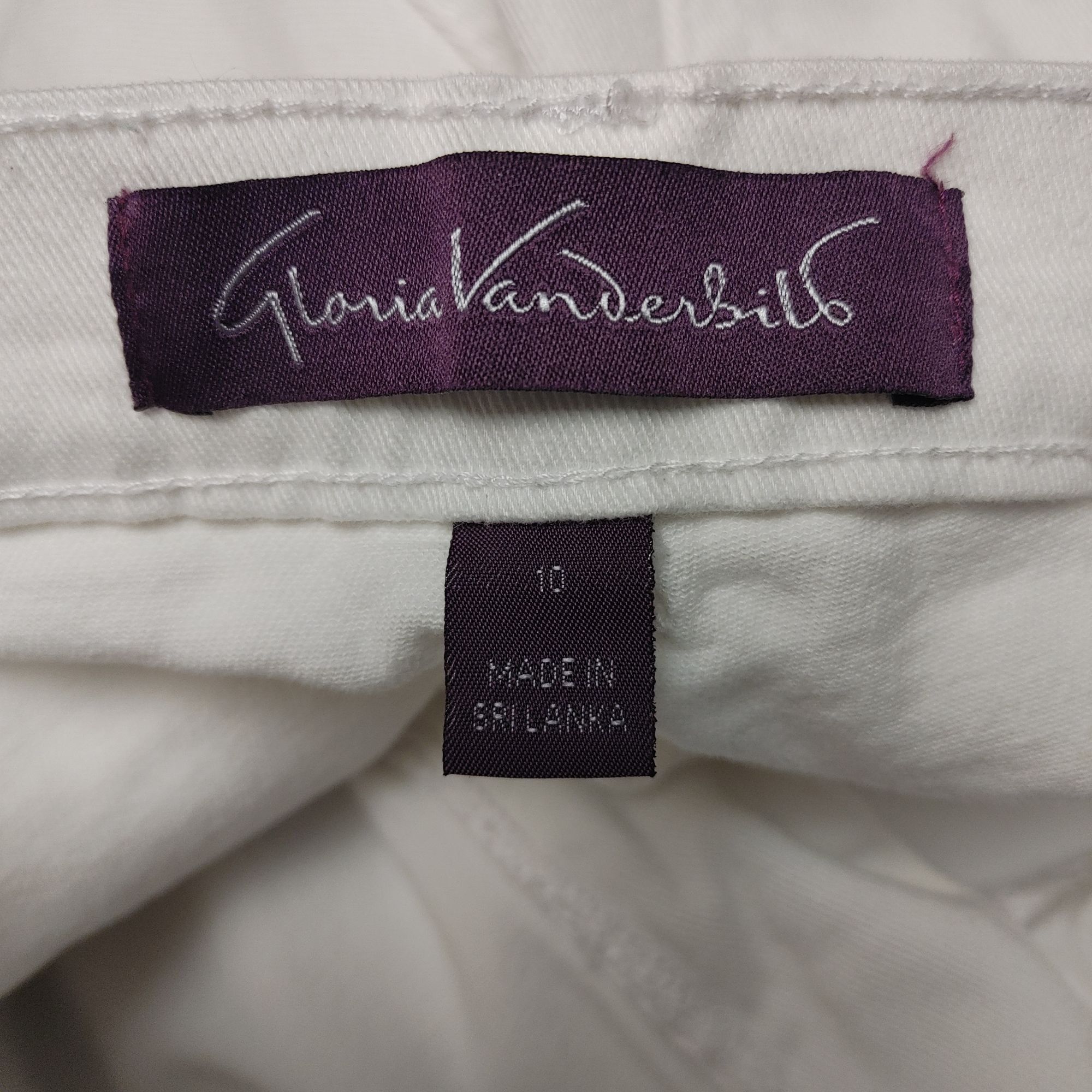 Gloria Vanderbilt Gloria Vanderbilt Women's White Missy Amanda Jeans 10 Size 32" / US 10 / IT 46 - 4 Thumbnail