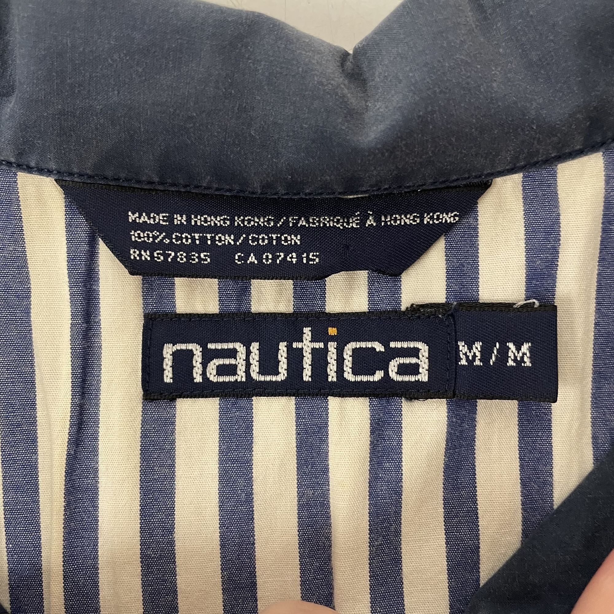 Nautica Vtg Nautica Pullover N US-1 Boating SAILING 1/4 Zip Shirt Size US M / EU 48-50 / 2 - 3 Thumbnail