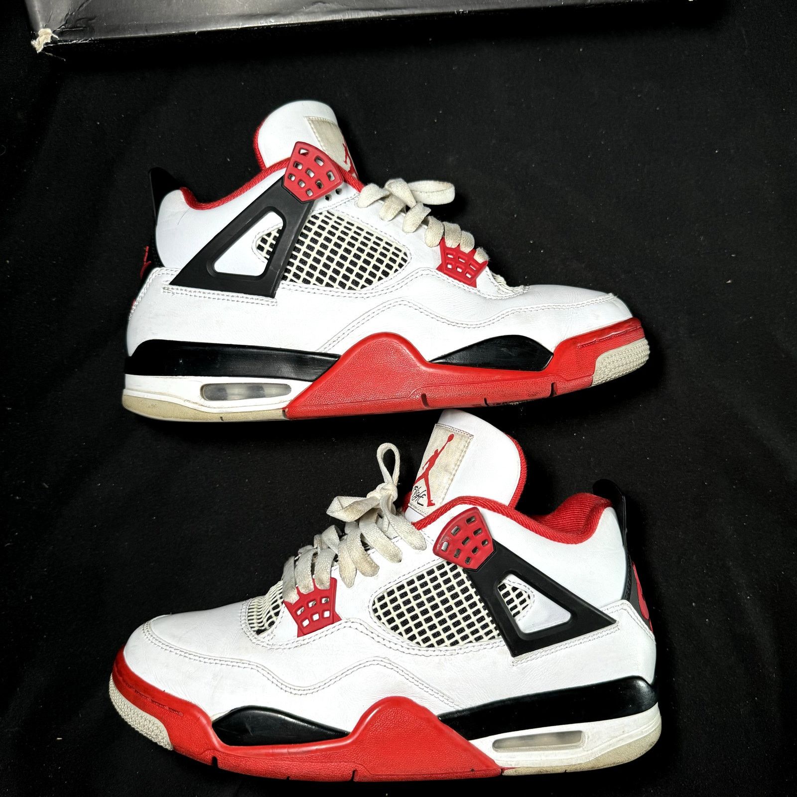 Jordan Brand × Nike Size 9 - Nike Air Jordan 4 Retro OG Fire Red Men's Shoes Size US 9 / EU 42 - 2 Thumbnail