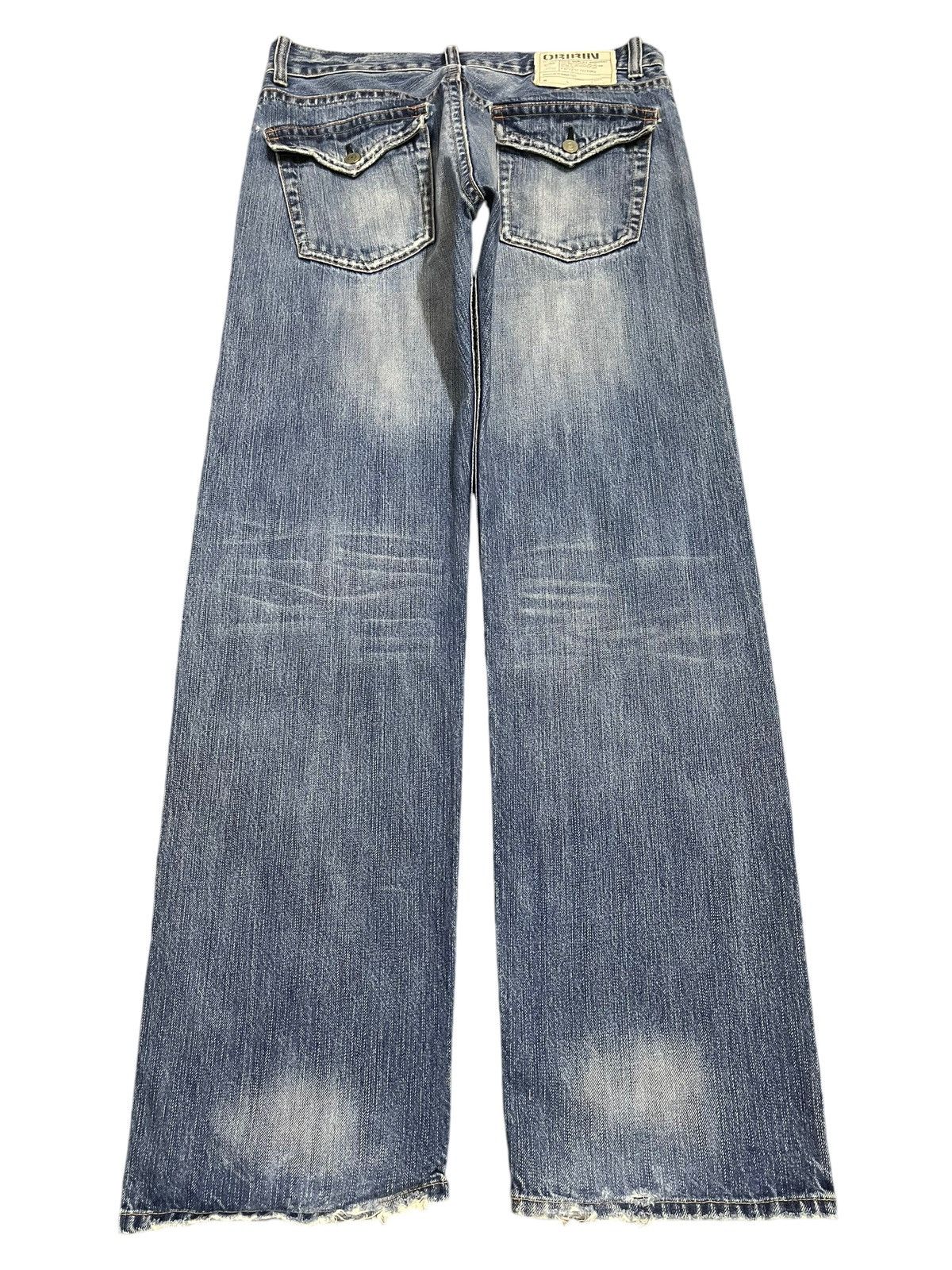 Jun Takahashi Vintage Japanese Brand Blue Faded Wash Style Loose Jeans Size US 34 / EU 50 - 2 Thumbnail