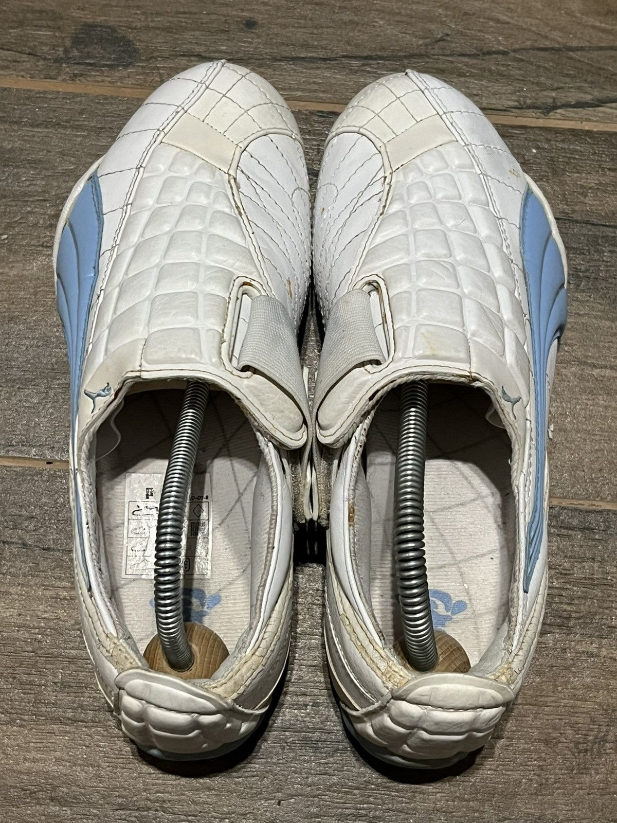 Japanese Brand × Puma × Vintage Vintage Puma Bnib Uke Japanese White Leather Slip Ons Size US 5 / EU 37 - 4 Thumbnail