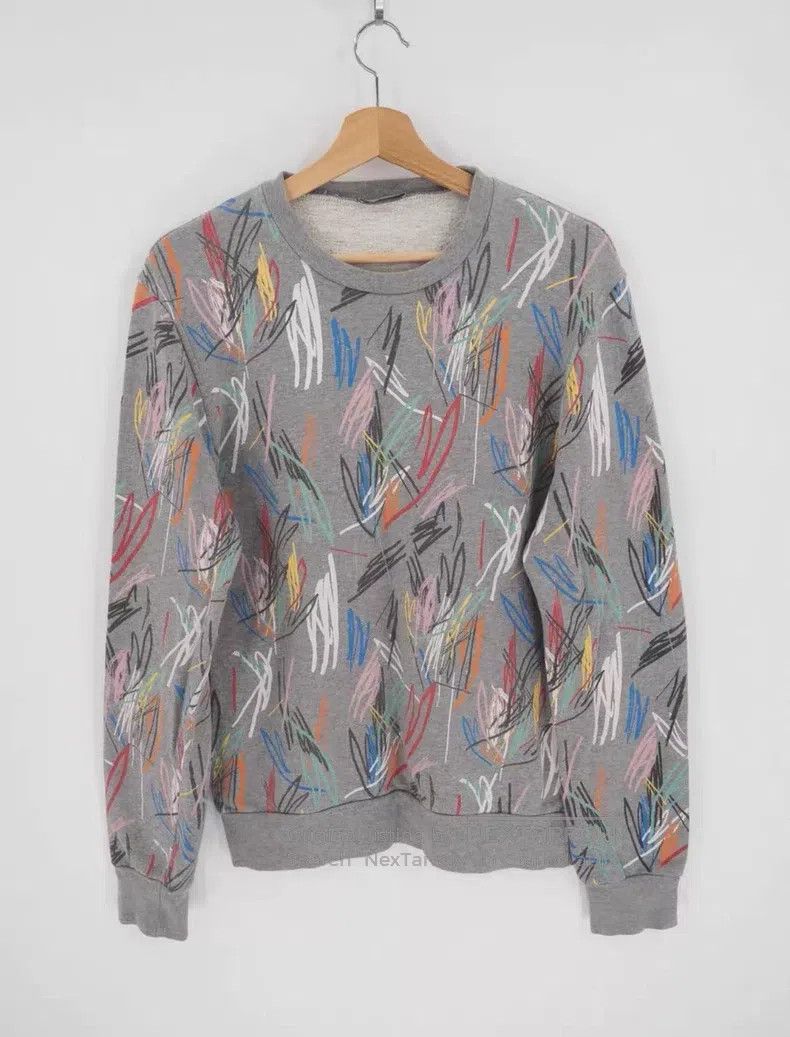 Dior Dior Grey Graffiti Sweatshirt Size M Size US M / EU 48-50 / 2 - 1 Thumbnail