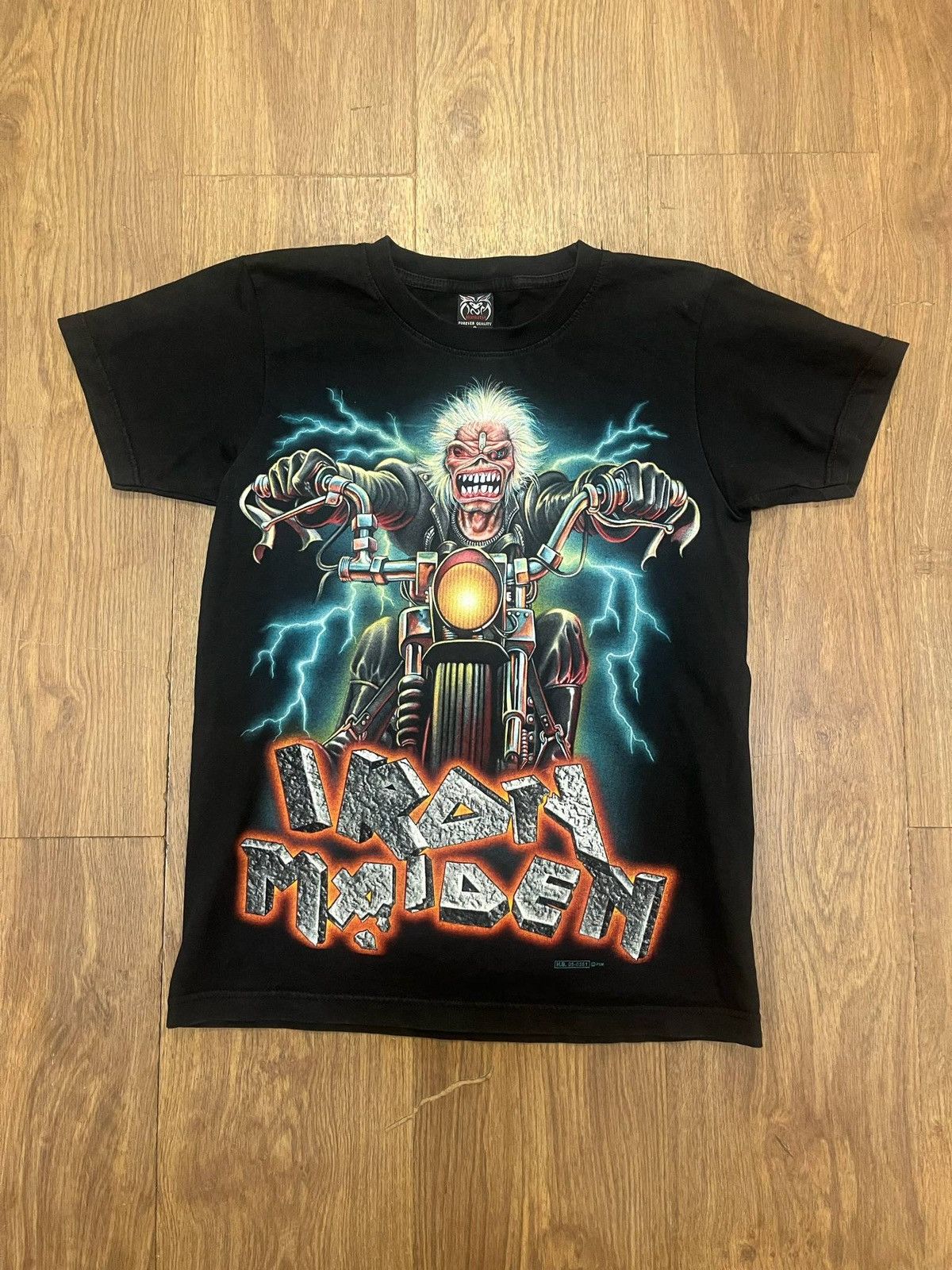 Iron Maiden × Vintage T-shirt Iron Maiden Vintage Oldmoney Size US S / EU 44-46 / 1 - 1 Thumbnail