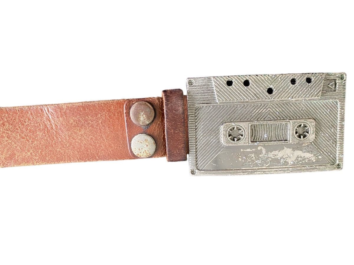 Japanese Brand Vintage MADE IN JAPAN BACK POP Leather Belt nice design Size ONE SIZE - 8 Thumbnail