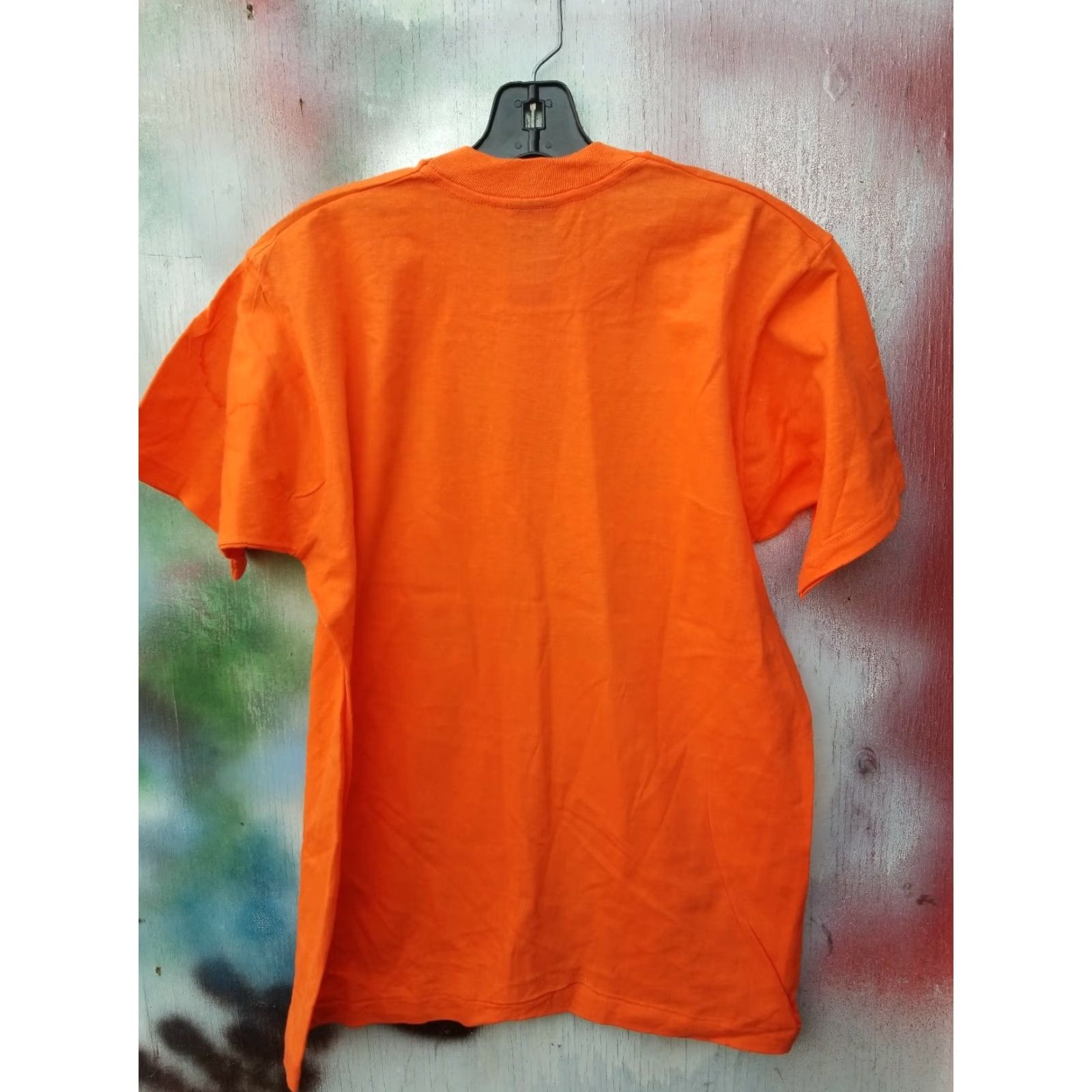 Vintage VINTAGE The Band ROCK CONCERT TOUR SHIRT DEADSTOCK LARGE Shirt Mens Band Merch Orange 70s 80s Size US L / EU 52-54 / 3 - 5 Thumbnail