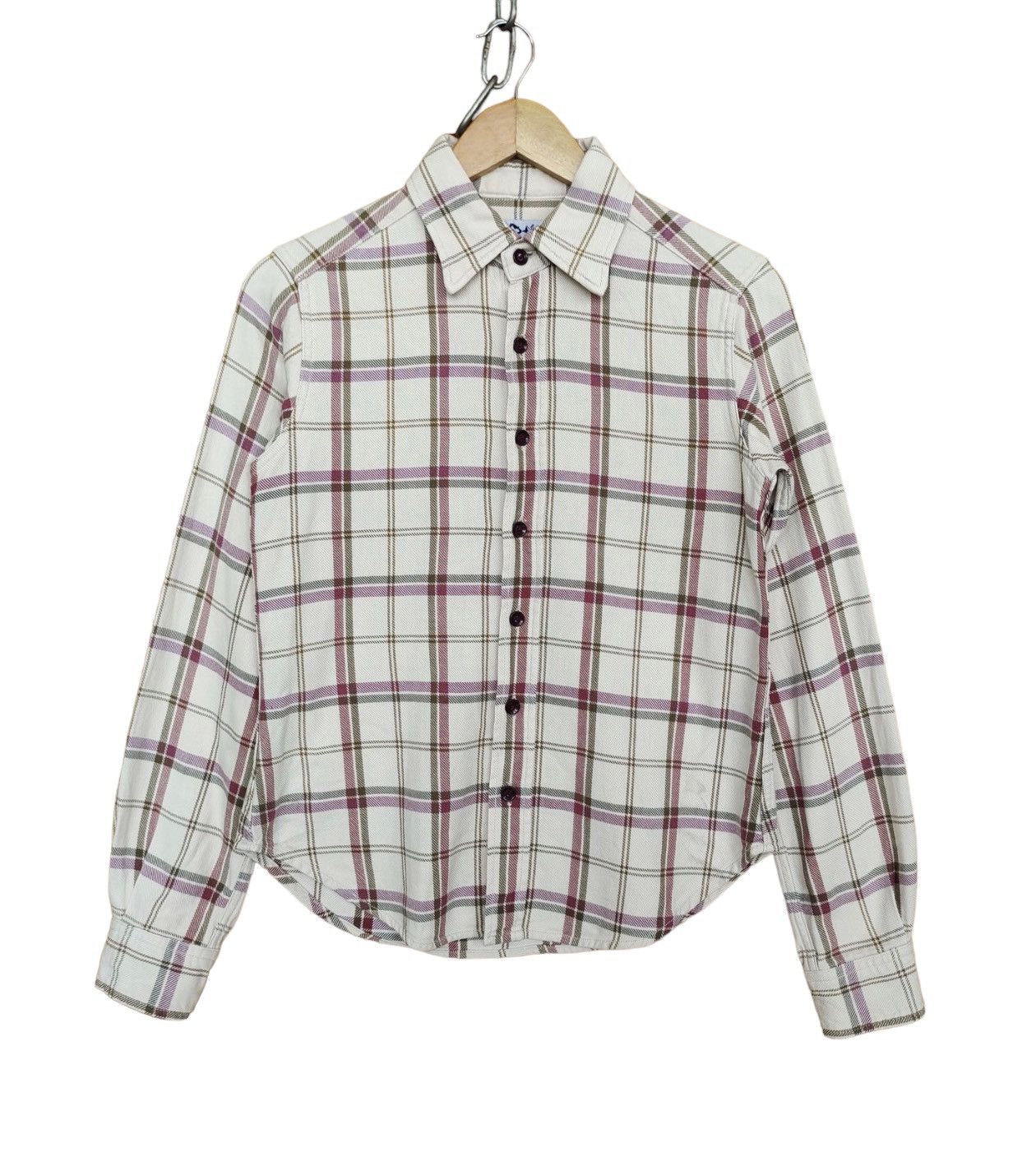 Hysteric Glamour Vintage 90s Hysteric Glamour Plaid Flannel Shirt Size M / US 6-8 / IT 42-44 - 1 Thumbnail