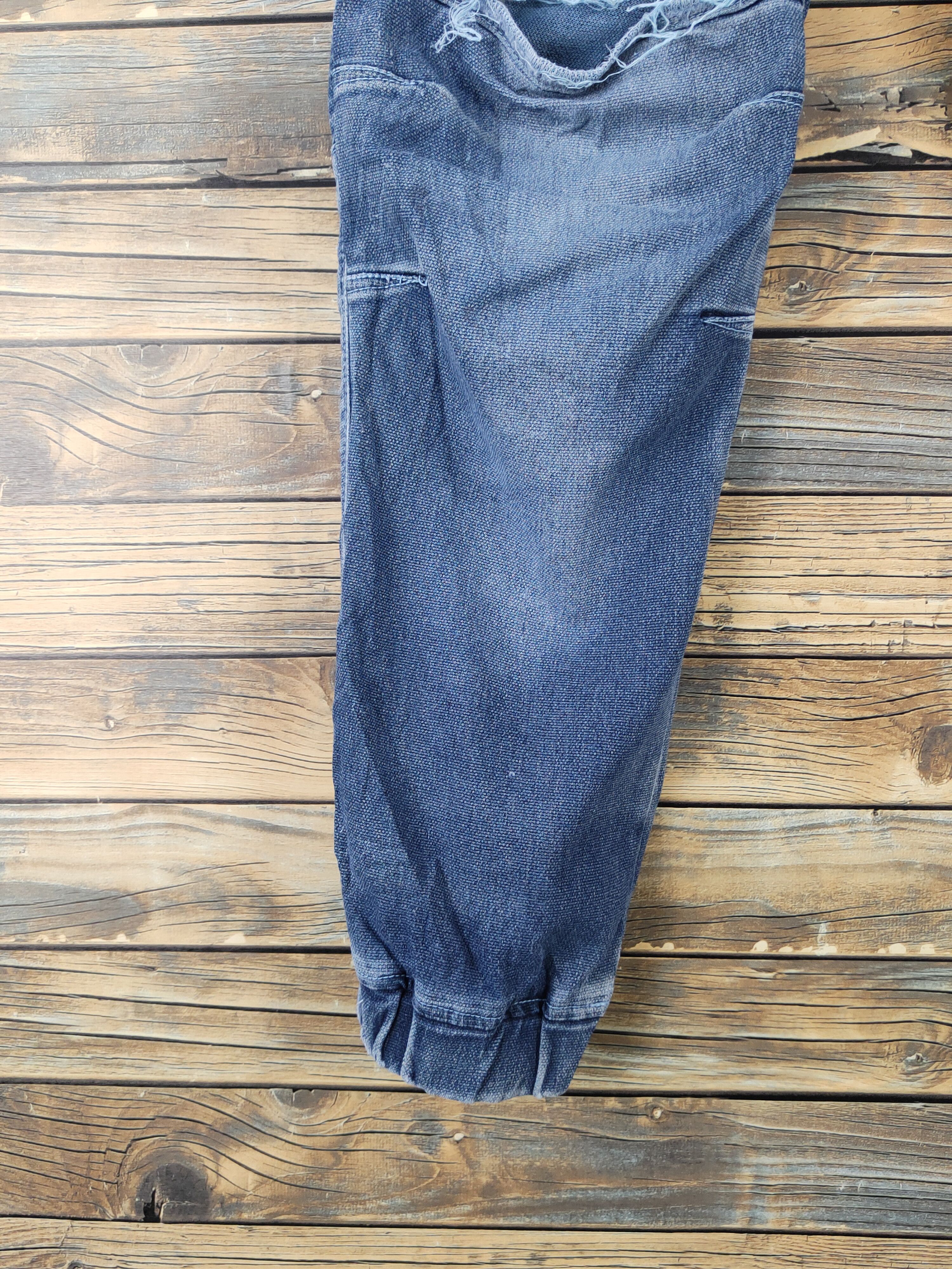 Japanese Brand Toraichi Blue Distressed Ripped Jogger Jeans #W1950 Size US 34 / EU 50 - 5 Thumbnail