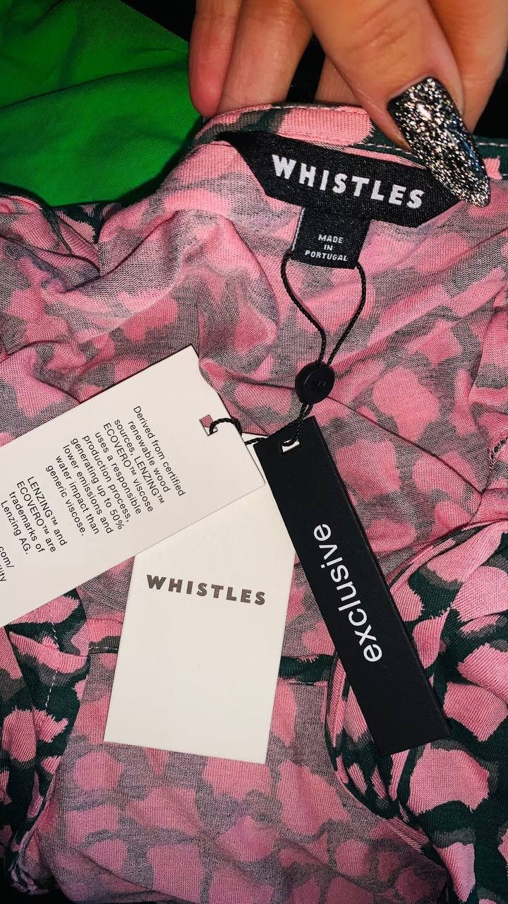Whistles WHISTLES | Giraffe Print Wrap Mini Dress | US 10 UK 14 | NWT Size XL / US 12-14 / IT 48-50 - 11 Thumbnail