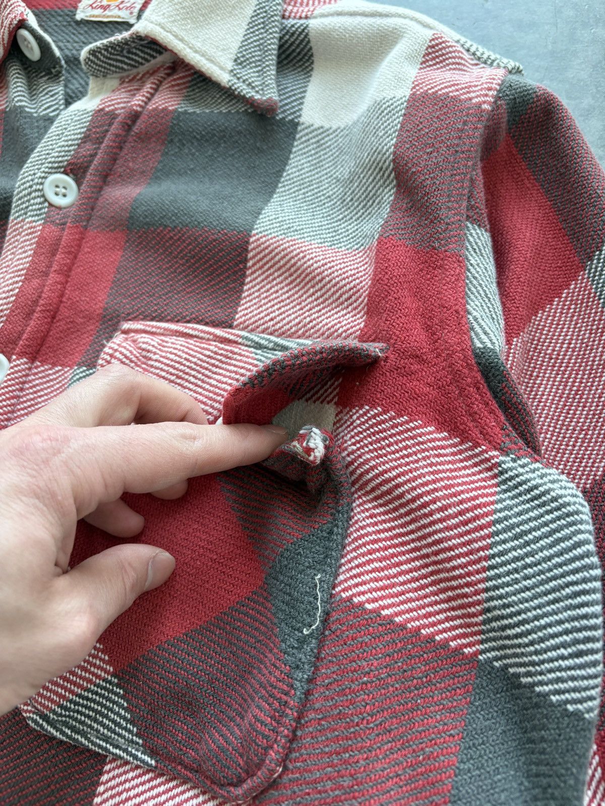 Vintage Vintage 1950s Sanforized King Kole Cotton Flannel Woven Size US L / EU 52-54 / 3 - 7 Thumbnail