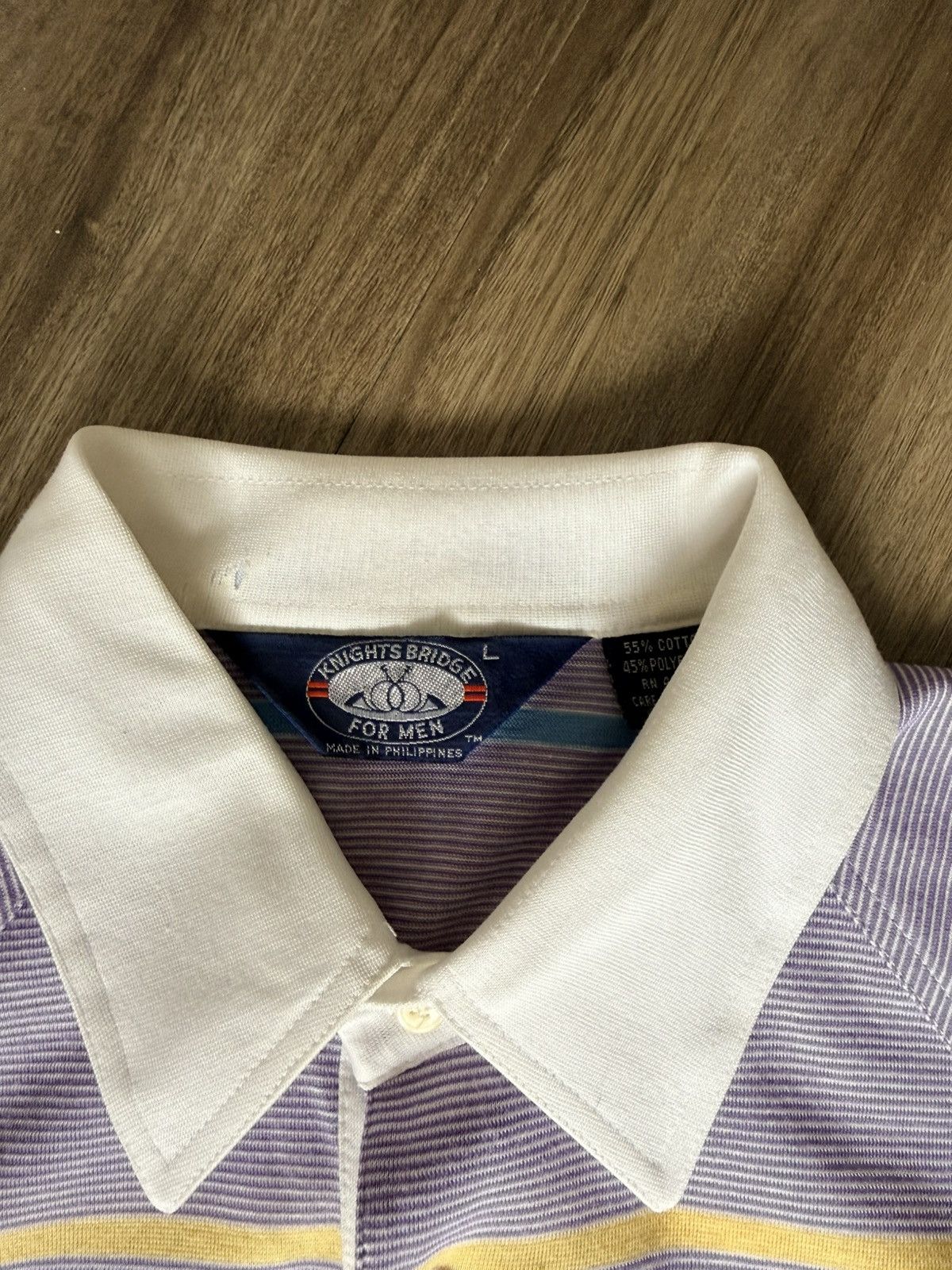 Knightsbridge Vintage Knightsbridge Striped Polo 80s Size US M / EU 48-50 / 2 - 3 Thumbnail