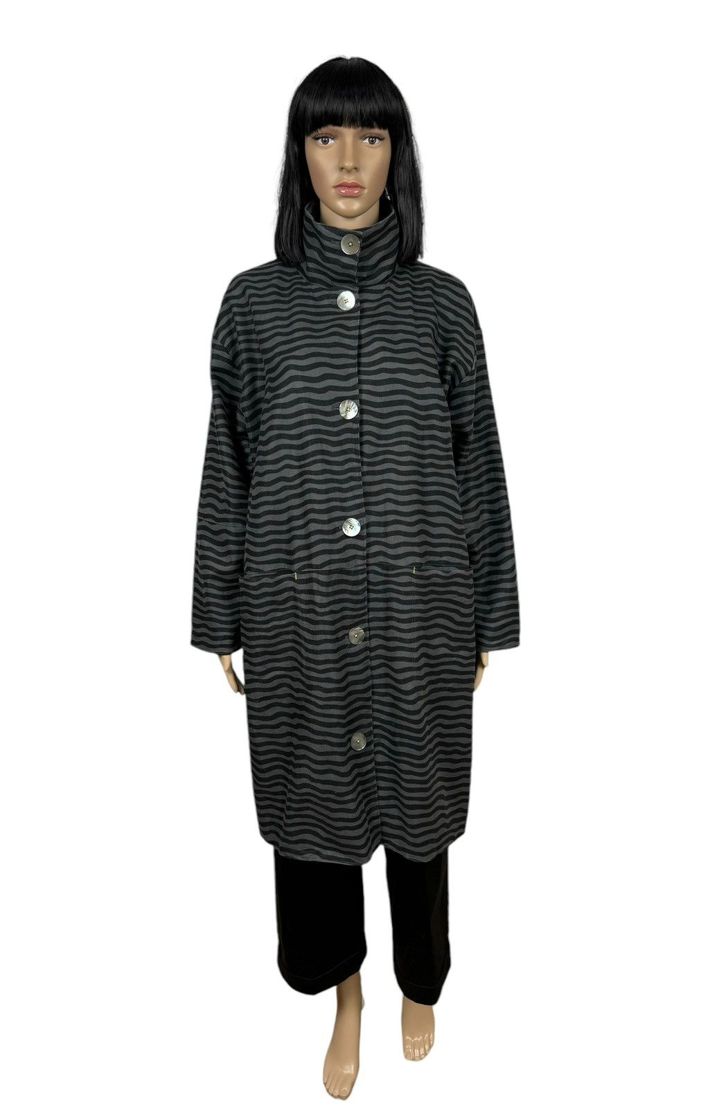 Gudrun Sjoden Gudrun Sjoden Striped Coat Linen-Cotton size M Size M / US 6-8 / IT 42-44 - 2 Thumbnail