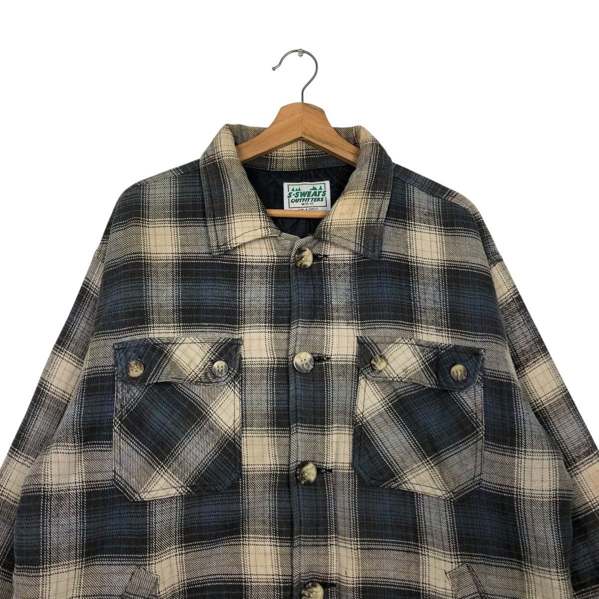 Japanese Brand 🔥VINTAGE FLANNEL JACKET TARTAN DESIGN SURF & SWEATS Size US M / EU 48-50 / 2 - 5 Thumbnail