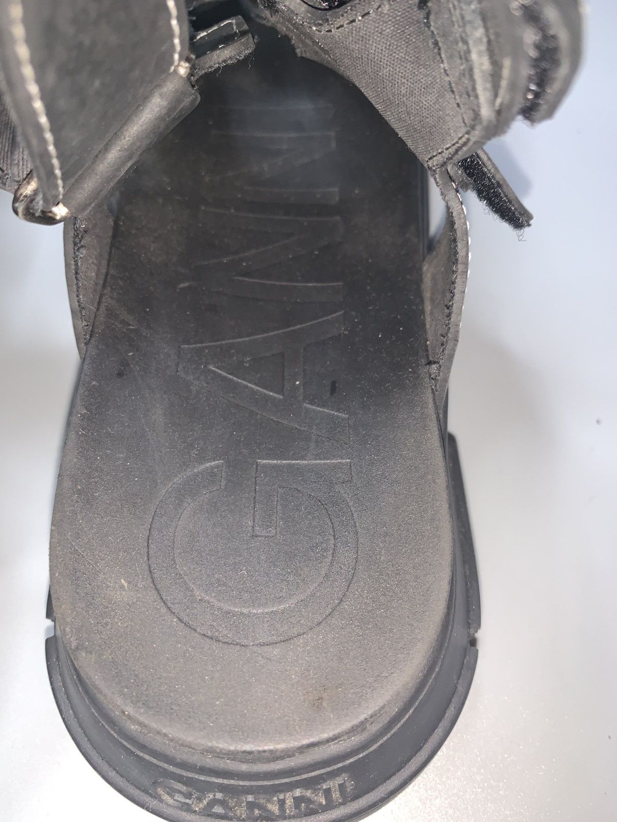 Ganni Ganni Recycled Rubber Sandals Size US 9 / IT 39 - 6 Thumbnail