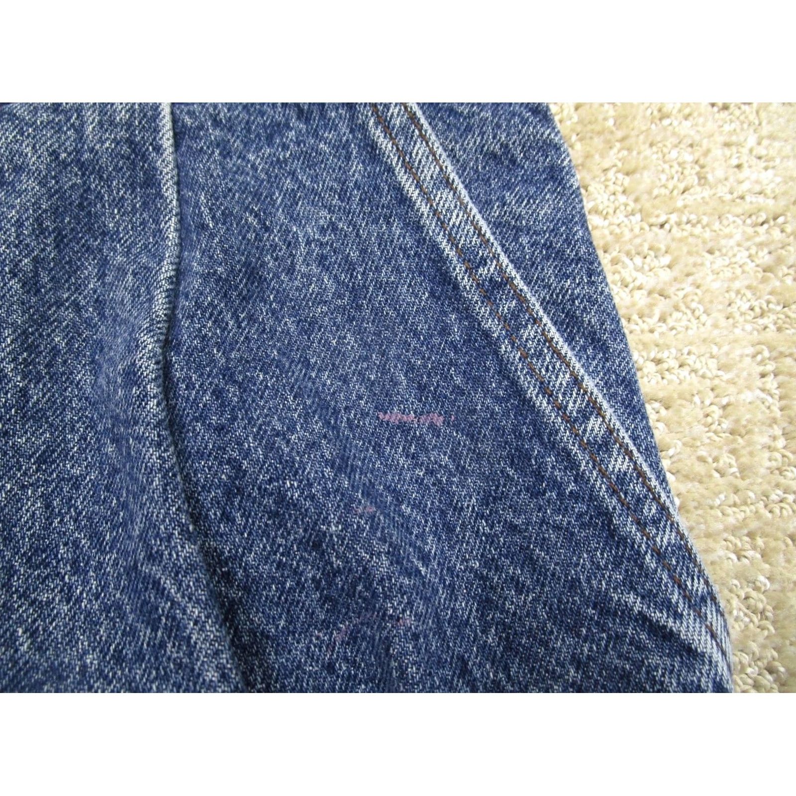 Lee VINTAGE Lee Jeans Women 27 Blue High Rise Pleated Tapered 5-Pocket Denim Jeans Women Blue 90s Retro USA Mens Size 27" / US 4 / IT 40 - 7 Thumbnail