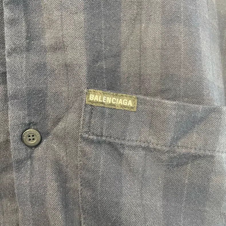 Other Balenciaga Chest logo checkered button-up jacket coat Size US S / EU 44-46 / 1 - 6 Thumbnail