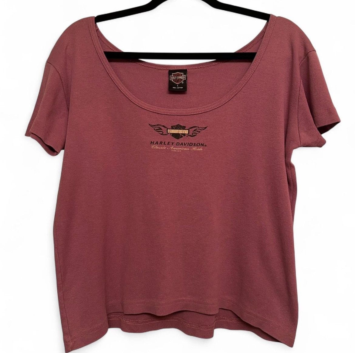 Harley Davidson Women’s Vintage Harley Davidson Tee Size L / US 10 / IT 46 - 1 Thumbnail