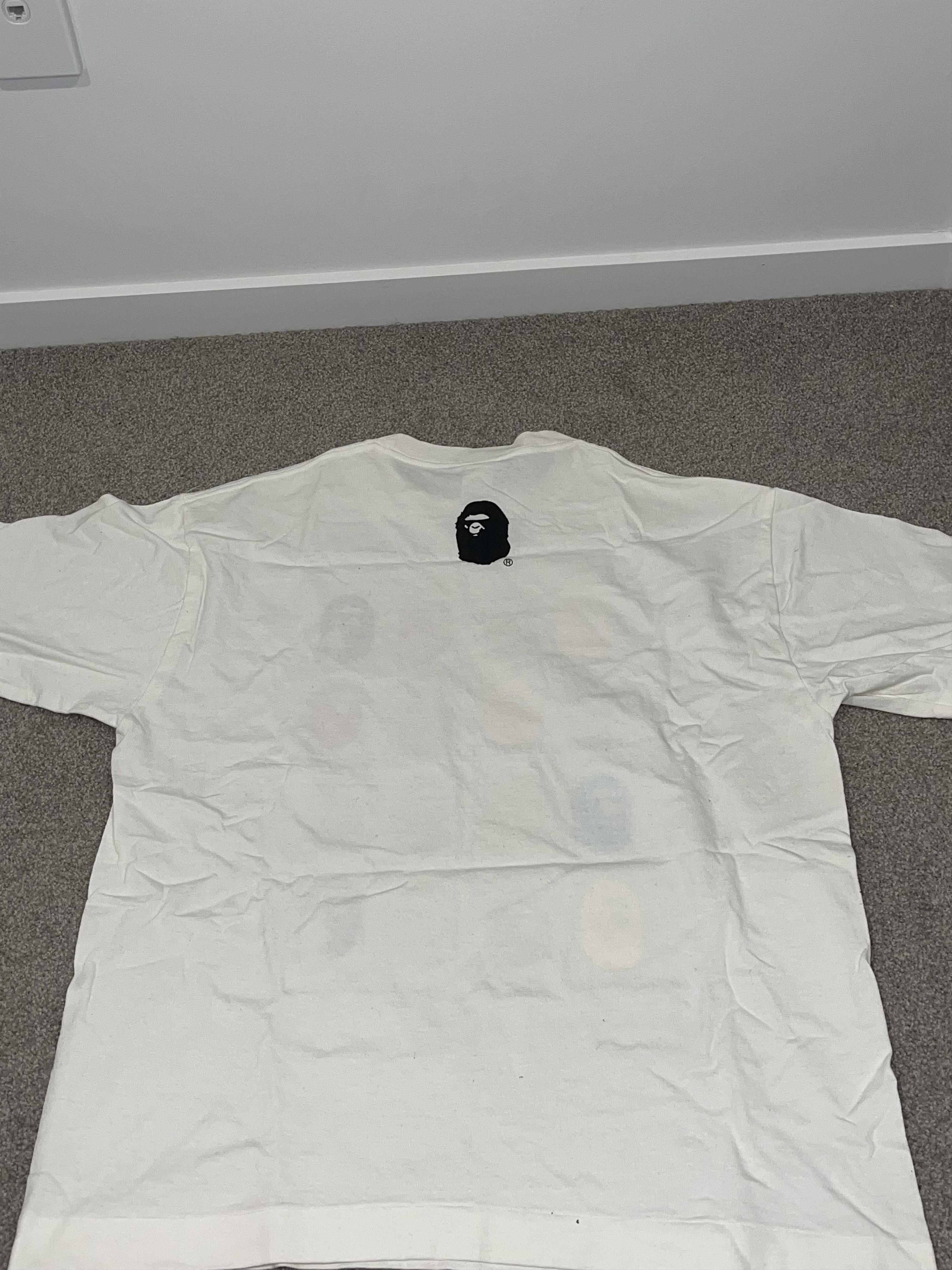 Nigo Bape x Nigo Hand Printed T Shirt Size US L / EU 52-54 / 3 - 2 Thumbnail