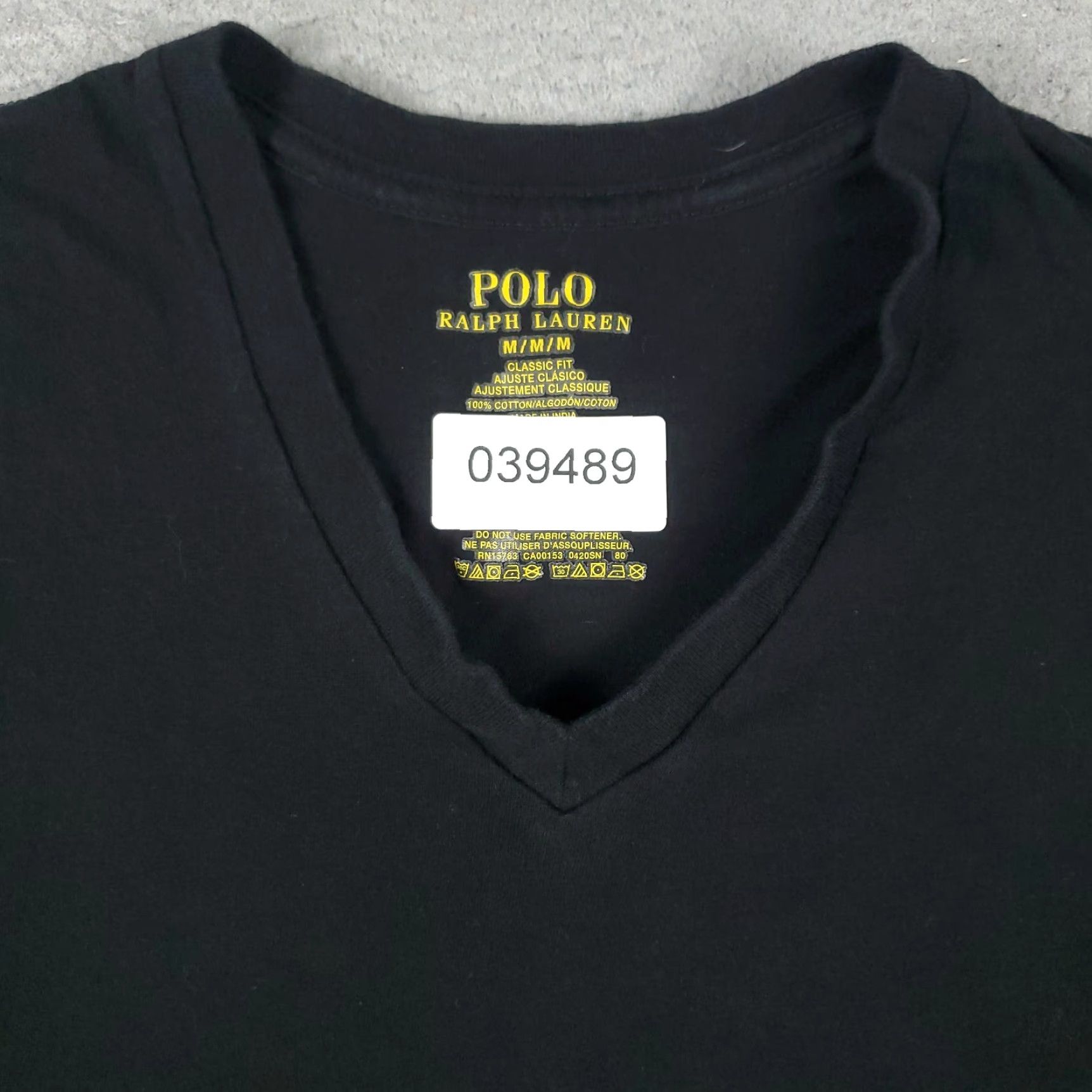 Ralph Lauren Polo Ralph Lauren T-Shirt Mens Medium Black Casual Short Sleeve Crew Neck Size US M / EU 48-50 / 2 - 2 Thumbnail