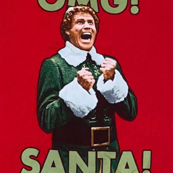 Ripple Junction 🏁 Elf "OMG Santa" T-Shirt 🏁 Size US S / EU 44-46 / 1 - 2 Thumbnail