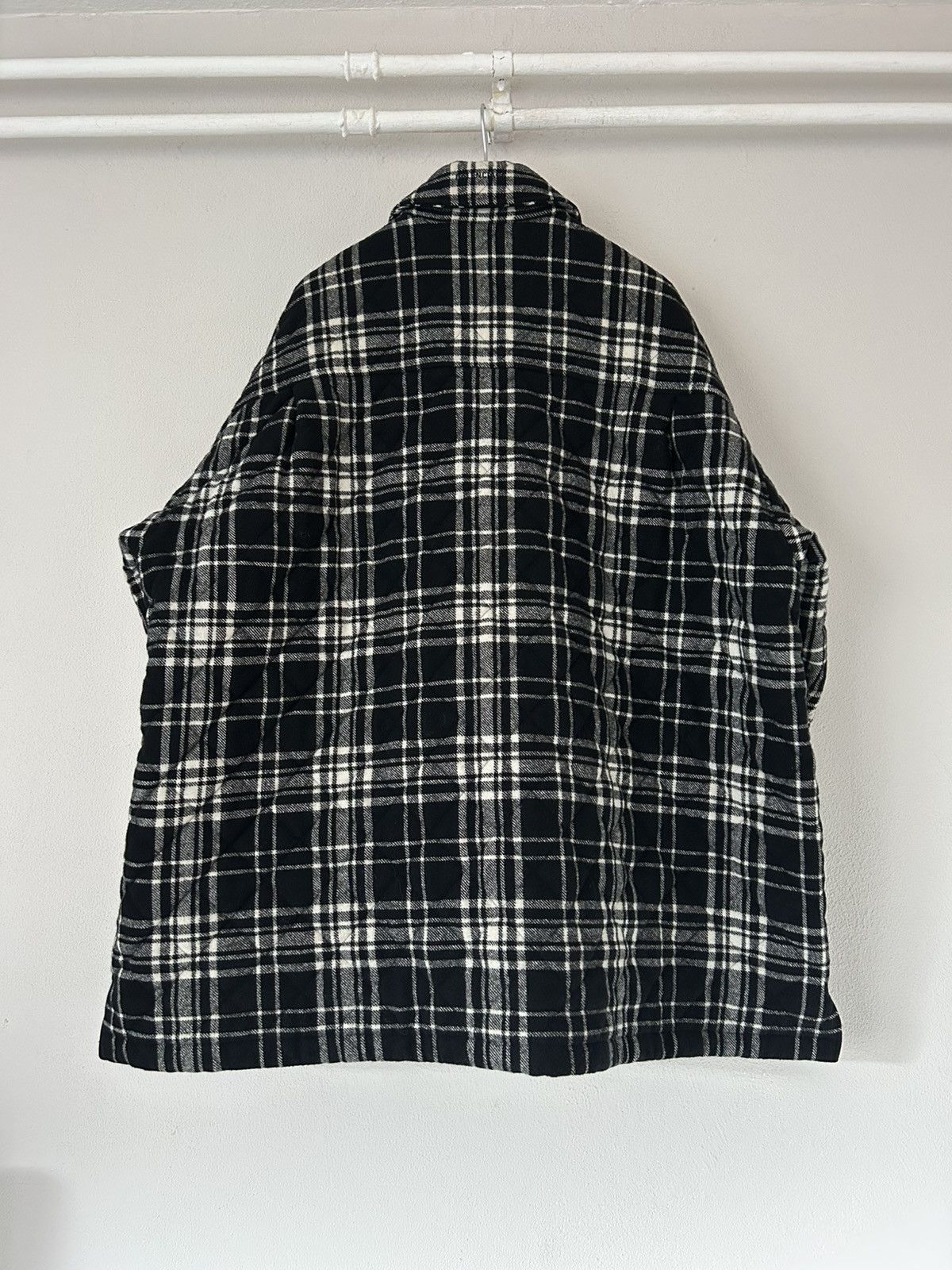 Balenciaga FW18 Oversized Quilted Plaid Jacket Size US L / EU 52-54 / 3 - 5 Thumbnail