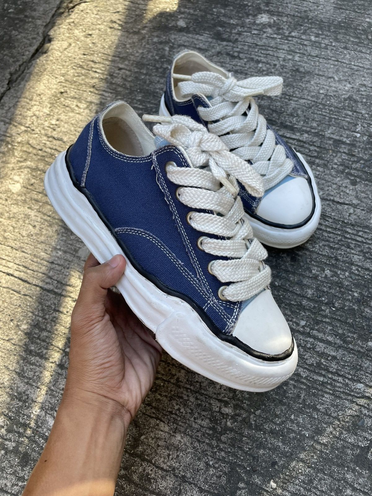 Maison MIHARA YASUHIRO × Nigel Cabourn Mason Mihara Yasuhiro × Nigel Cabourn Chunky Sole Sneaker Size US 6.5 / EU 39-40 - 1 Thumbnail