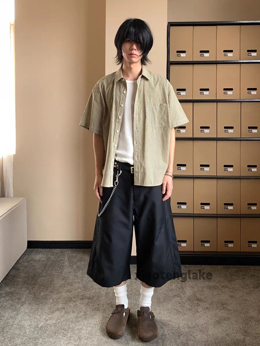 Designer Unisex outdoor sports punk grunge flared yuppie shorts Size US 30 / EU 46 - 7 Thumbnail