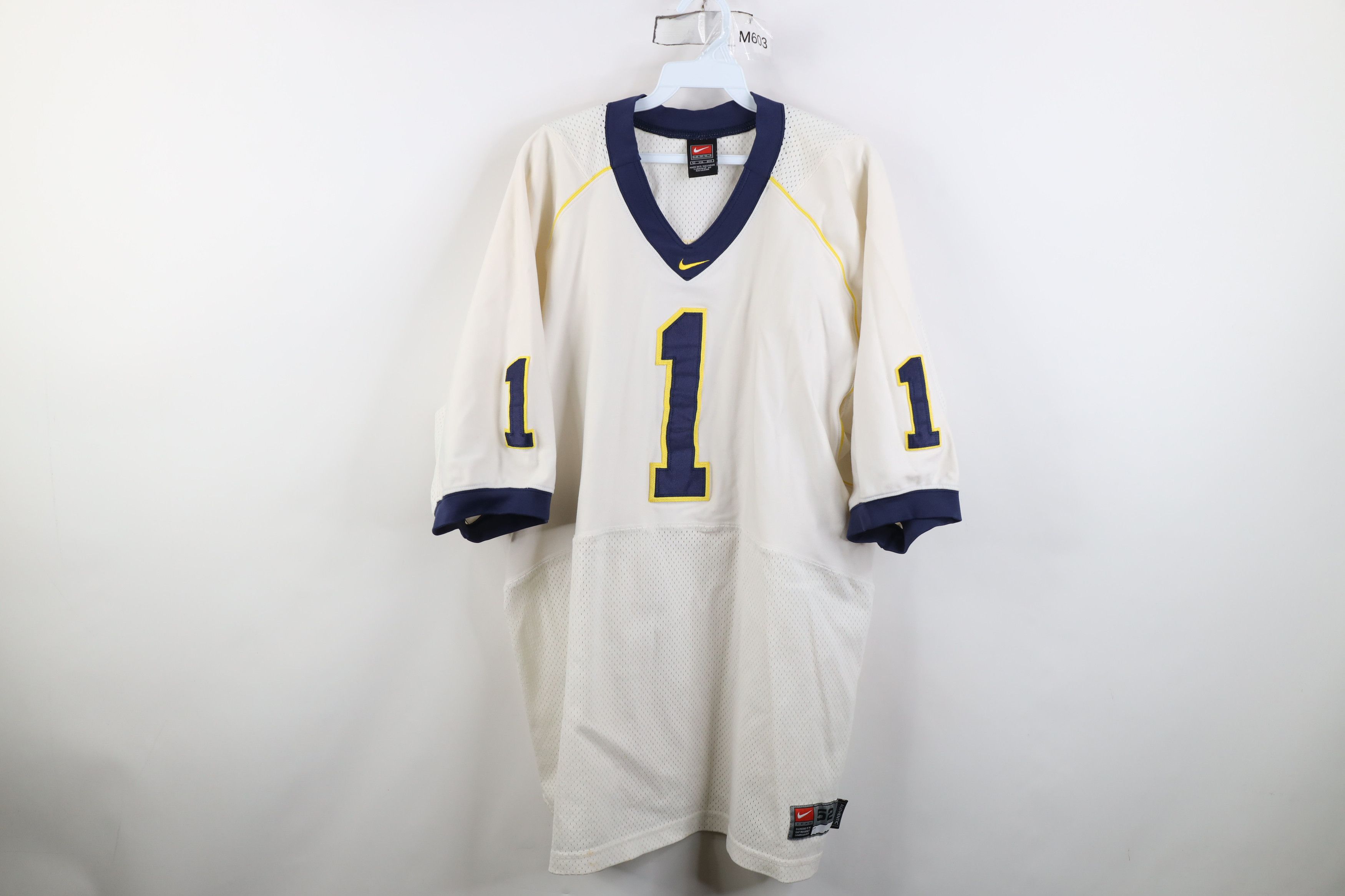 Nike Vintage Nike Pro Cut University of Michigan Football Jersey Size US XXL / EU 58 / 5 - 1 Preview