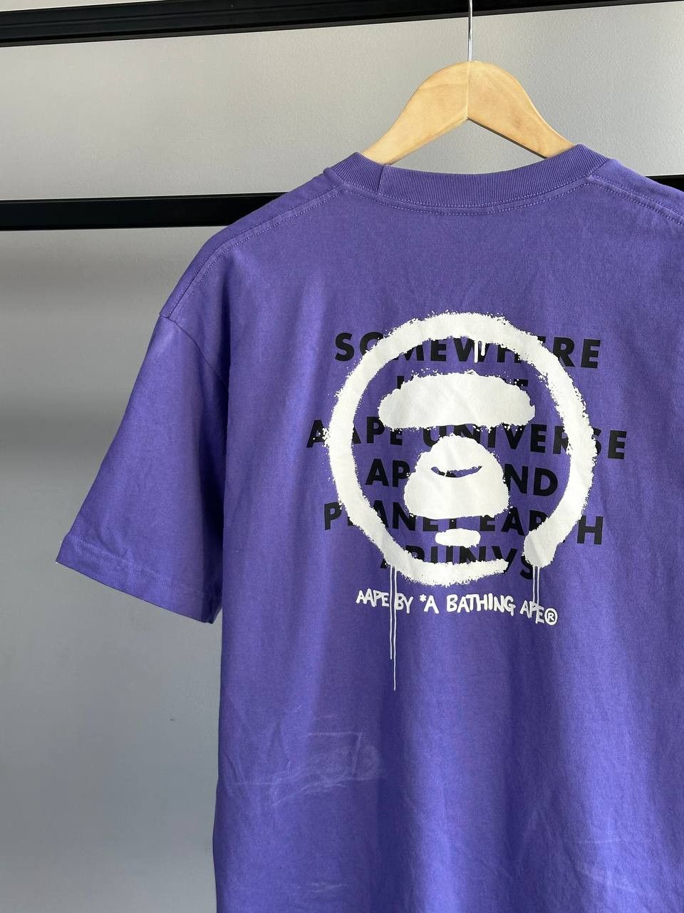 Aape Aape By Bathing Ape Purple Big Logo T-Shirt Size US M / EU 48-50 / 2 - 13 Thumbnail