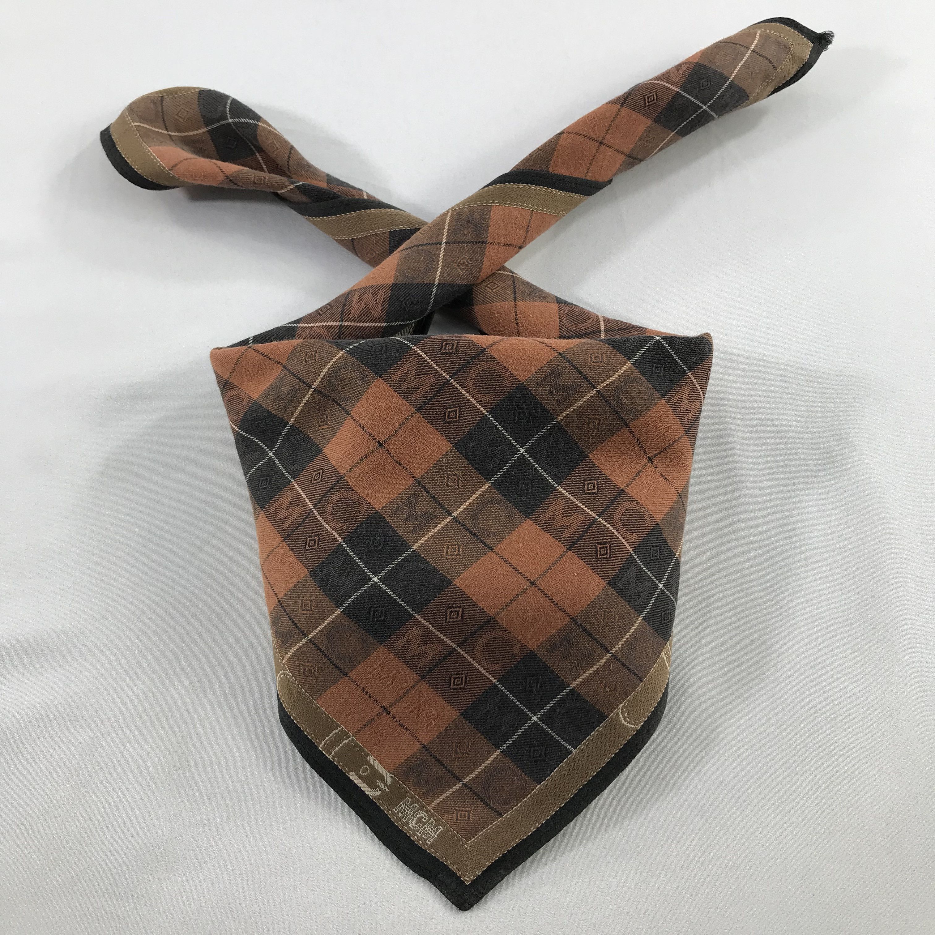 MCM × Vintage MCM Bandana / Handkerchief / Neckerchief - S2516 Size ONE SIZE - 3 Thumbnail