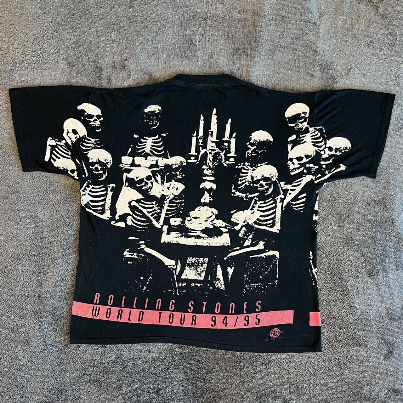 The Rolling Stones 1994 Rolling Stones voodoo lounge world tour men's vintage Size US XL / EU 56 / 4 - 5 Thumbnail