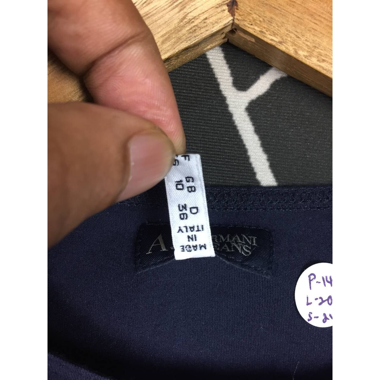 Armani Armani Jeans Made In Italy Nautical Button Longsleeve Tee Size S / US 4 / IT 40 - 11 Thumbnail