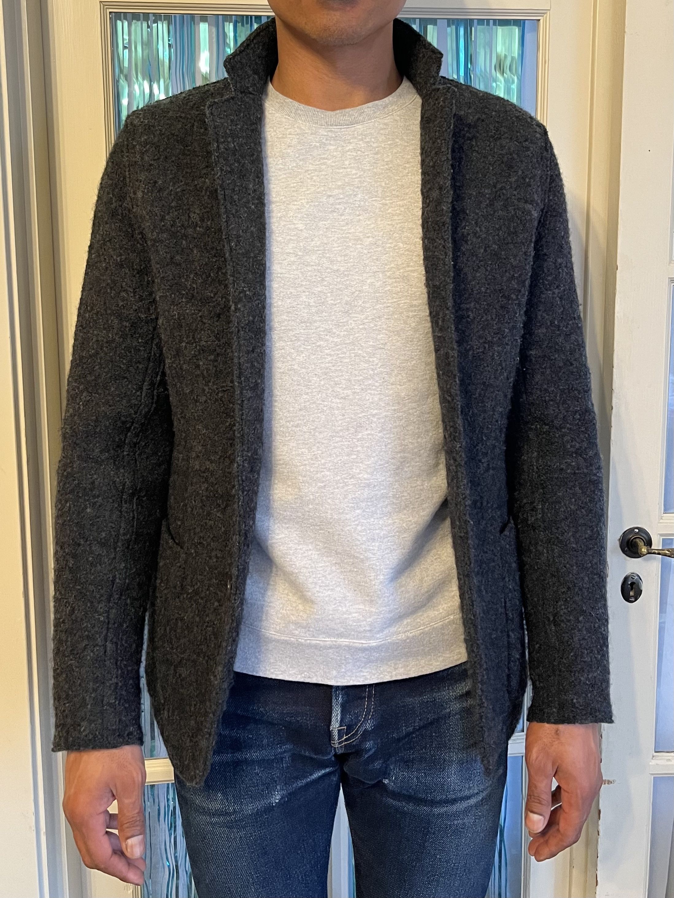Aspesi Blazer Boiled Wool Size US M / EU 48-50 / 2 - 2 Thumbnail
