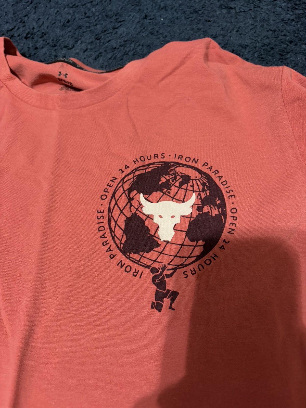 Under Armour Pink project rock t shirt Size US L / EU 52-54 / 3 - 2 Thumbnail