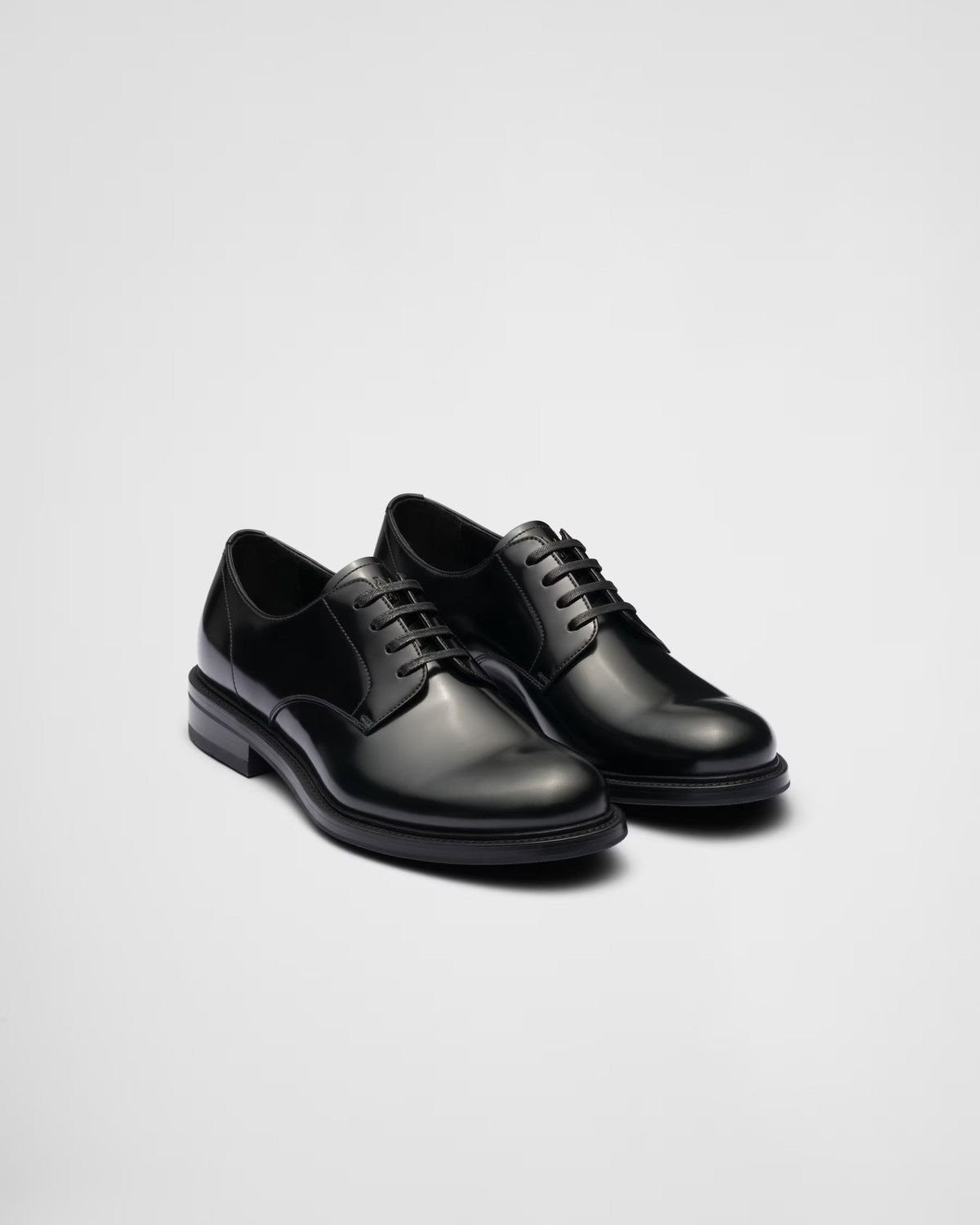 Prada Prada brushed leather lace-up Derby Size US 10 / EU 43 - 18 Thumbnail